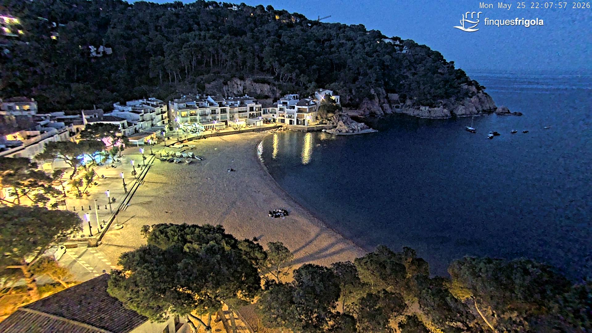 Webcam de Tamariu playa