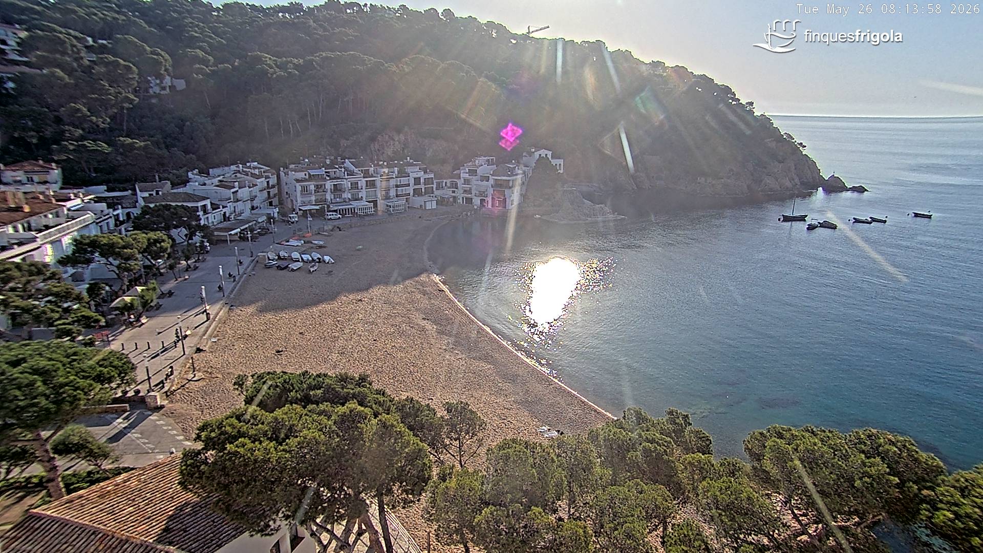 Webcam de Tamariu playa