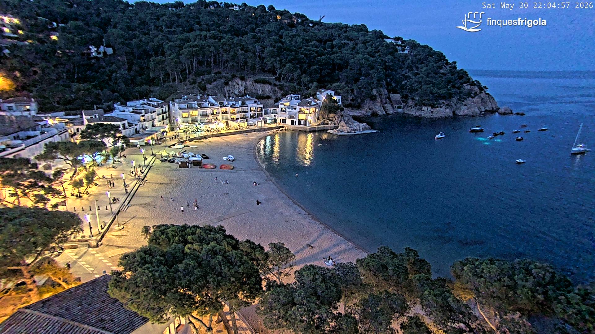 Webcam de Tamariu playa