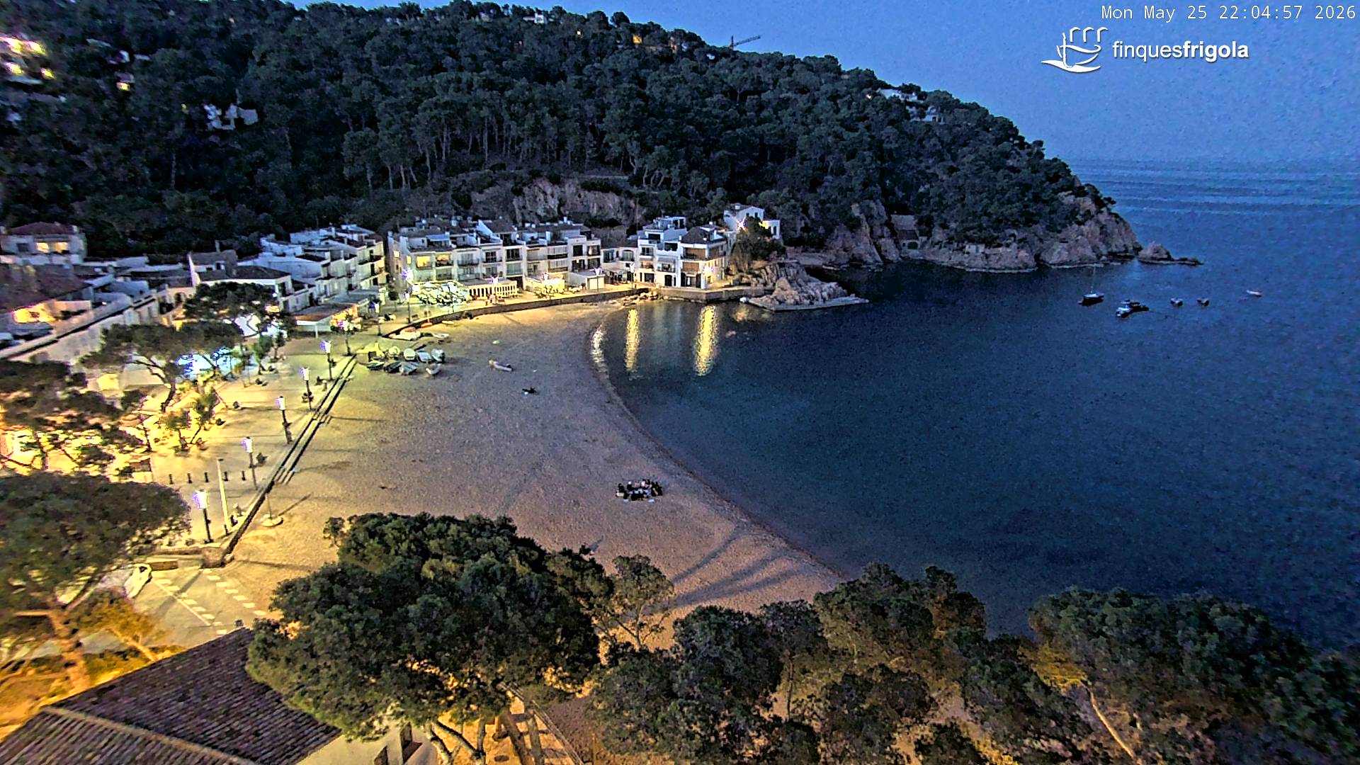 Webcam de Tamariu playa