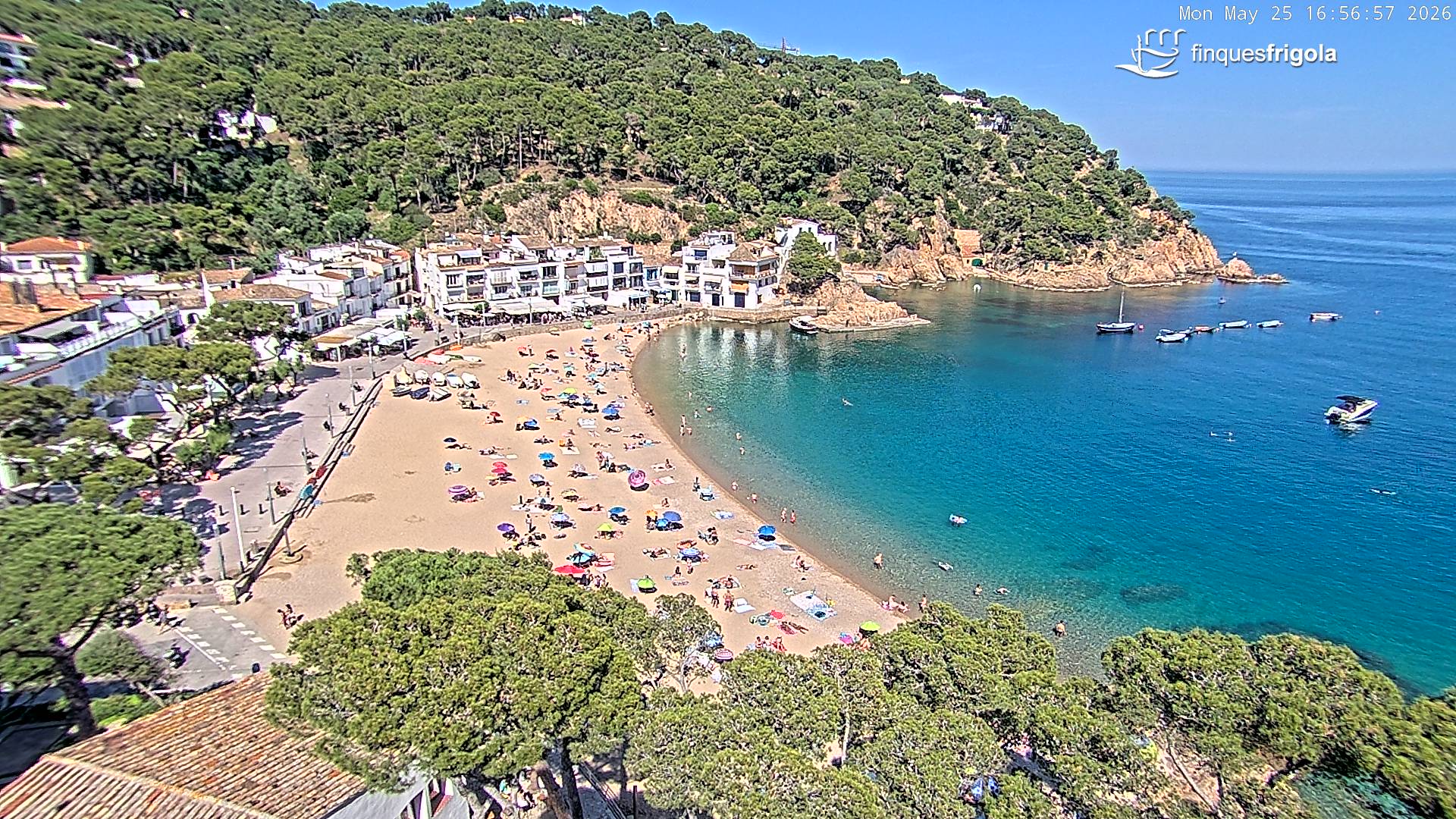 Webcam de Tamariu playa