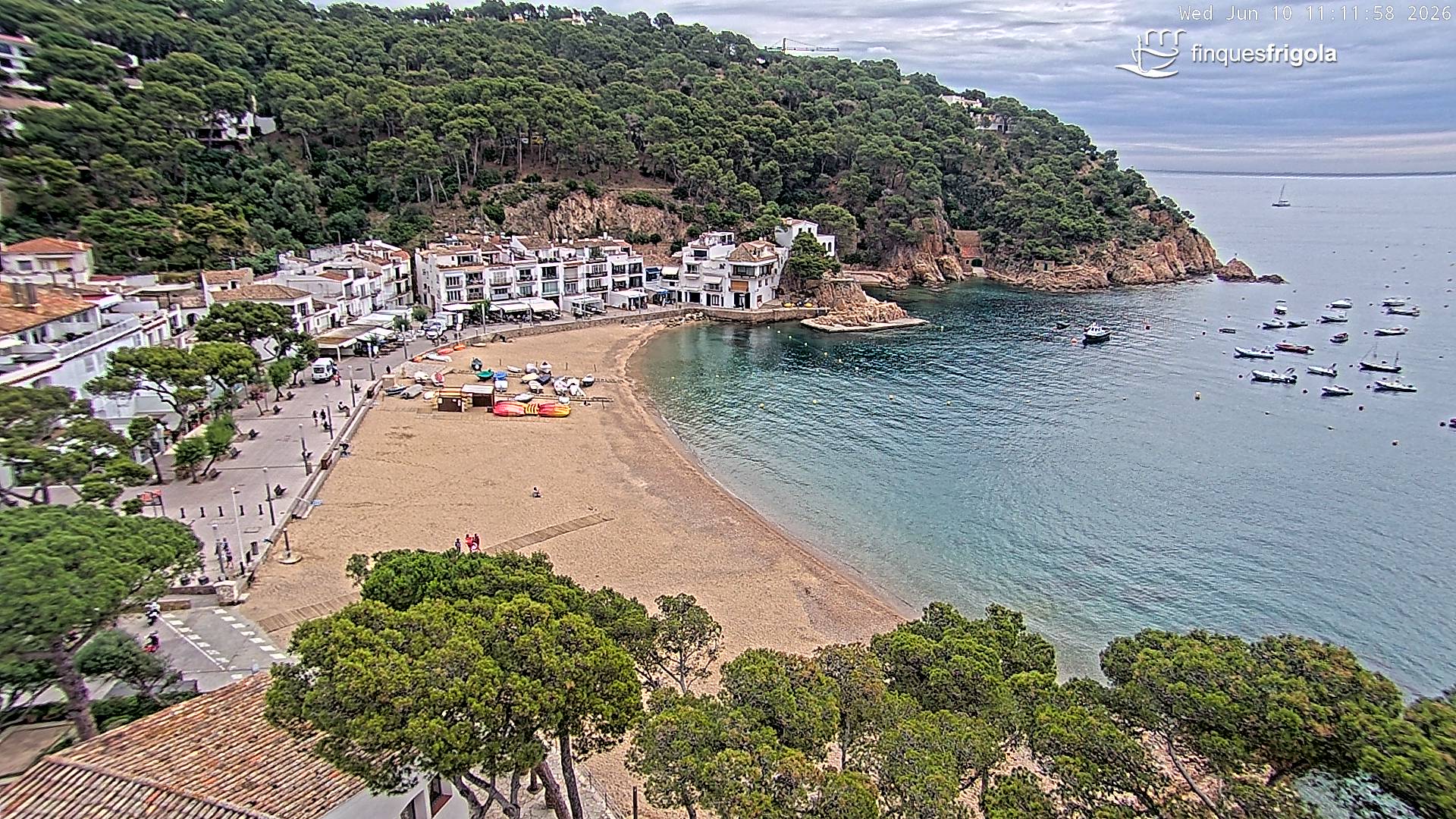 Webcam de Tamariu playa
