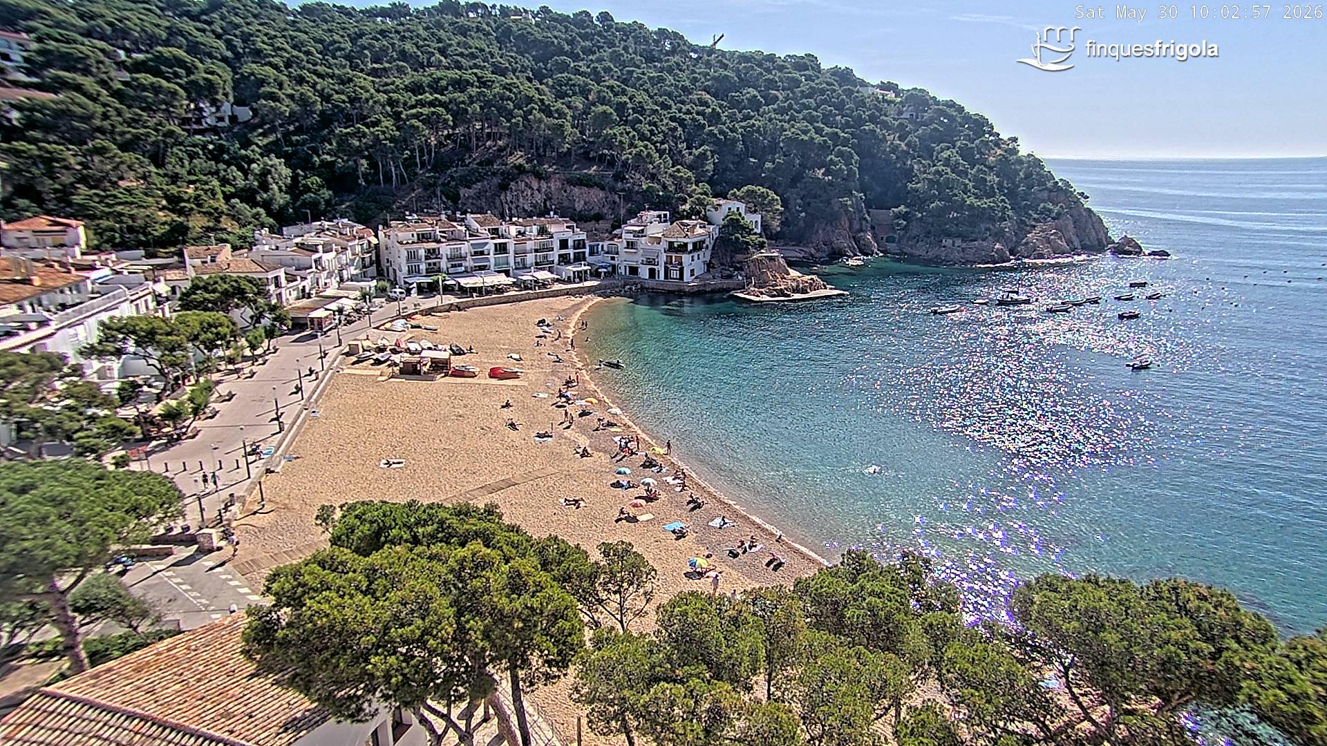 Webcam de Tamariu playa