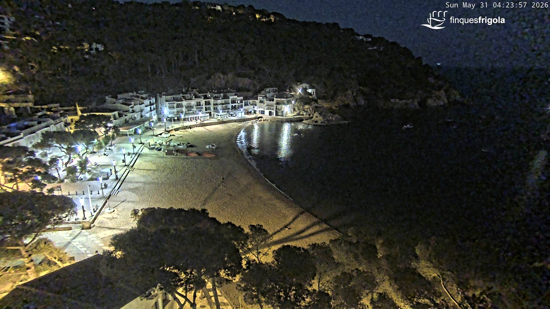 Webcam de Tamariu playa
