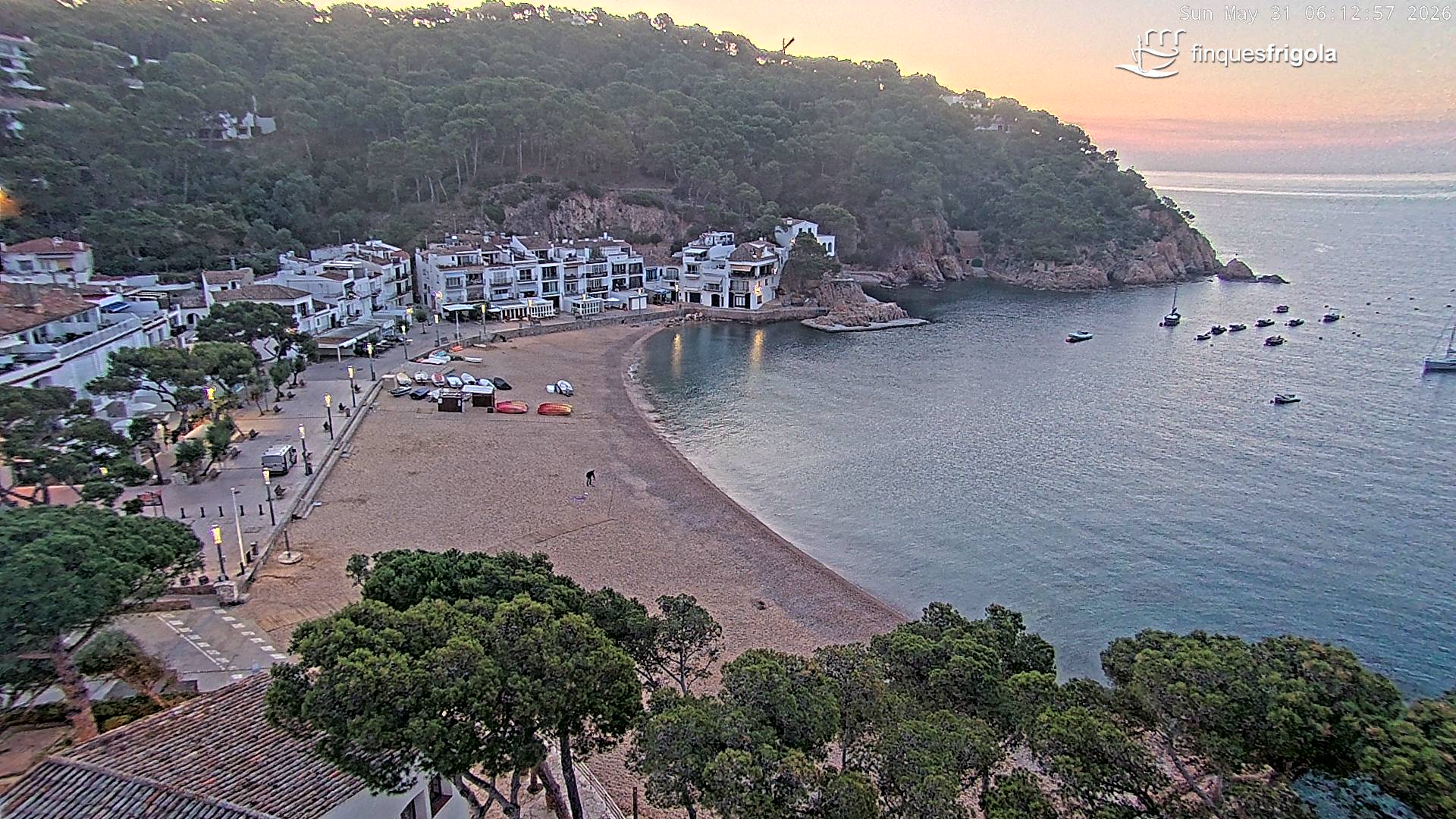 Webcam de Tamariu playa