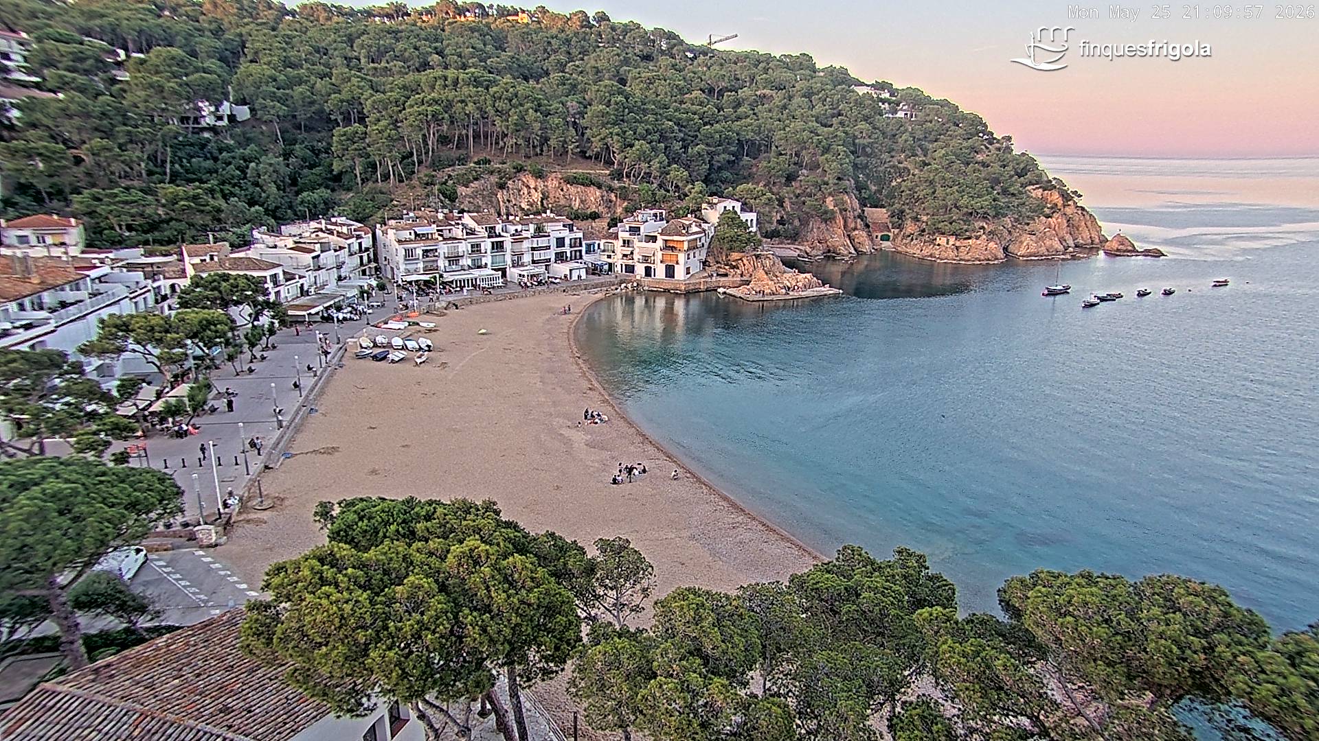 Webcam de Tamariu playa