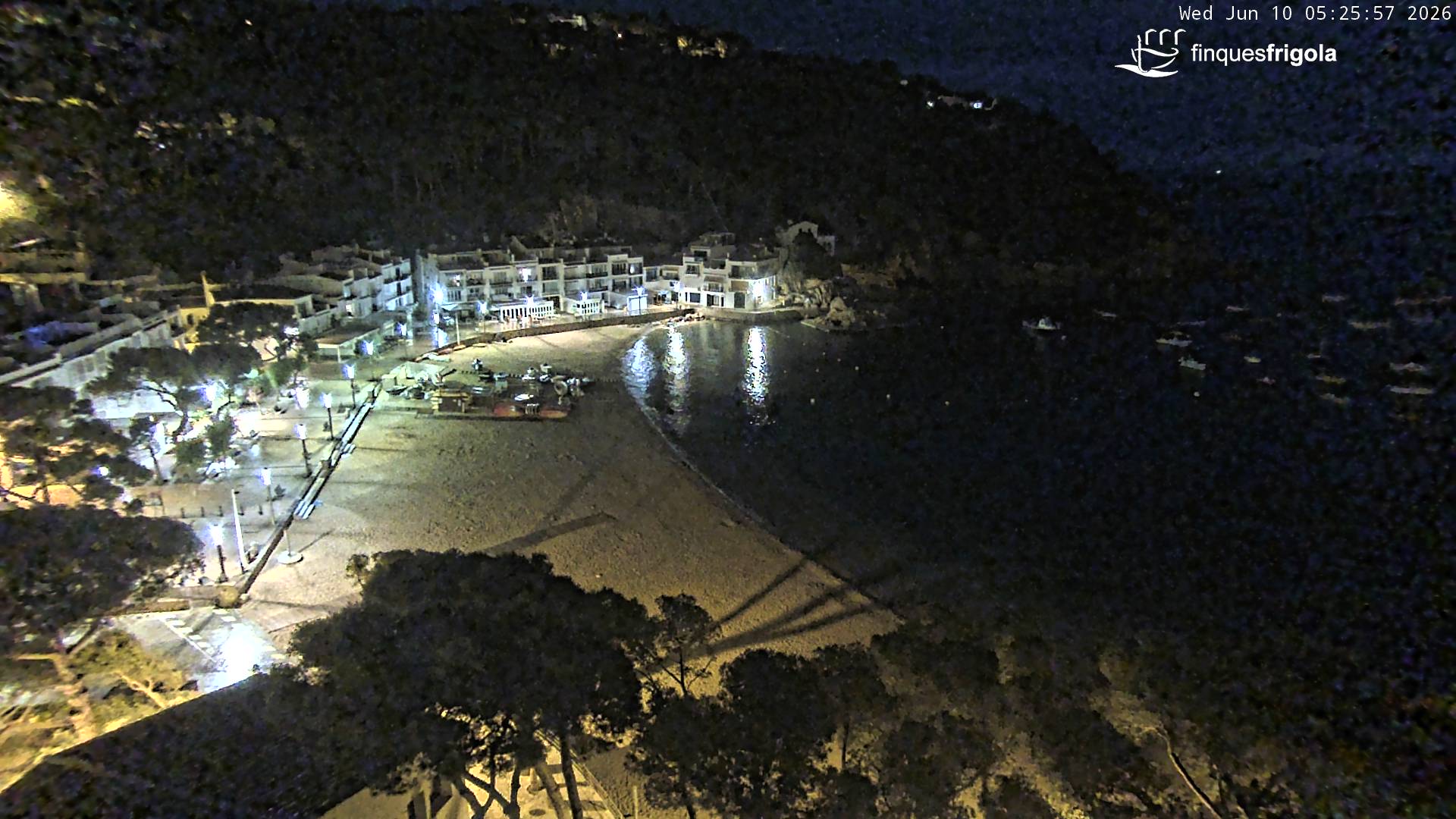 Webcam de Tamariu playa