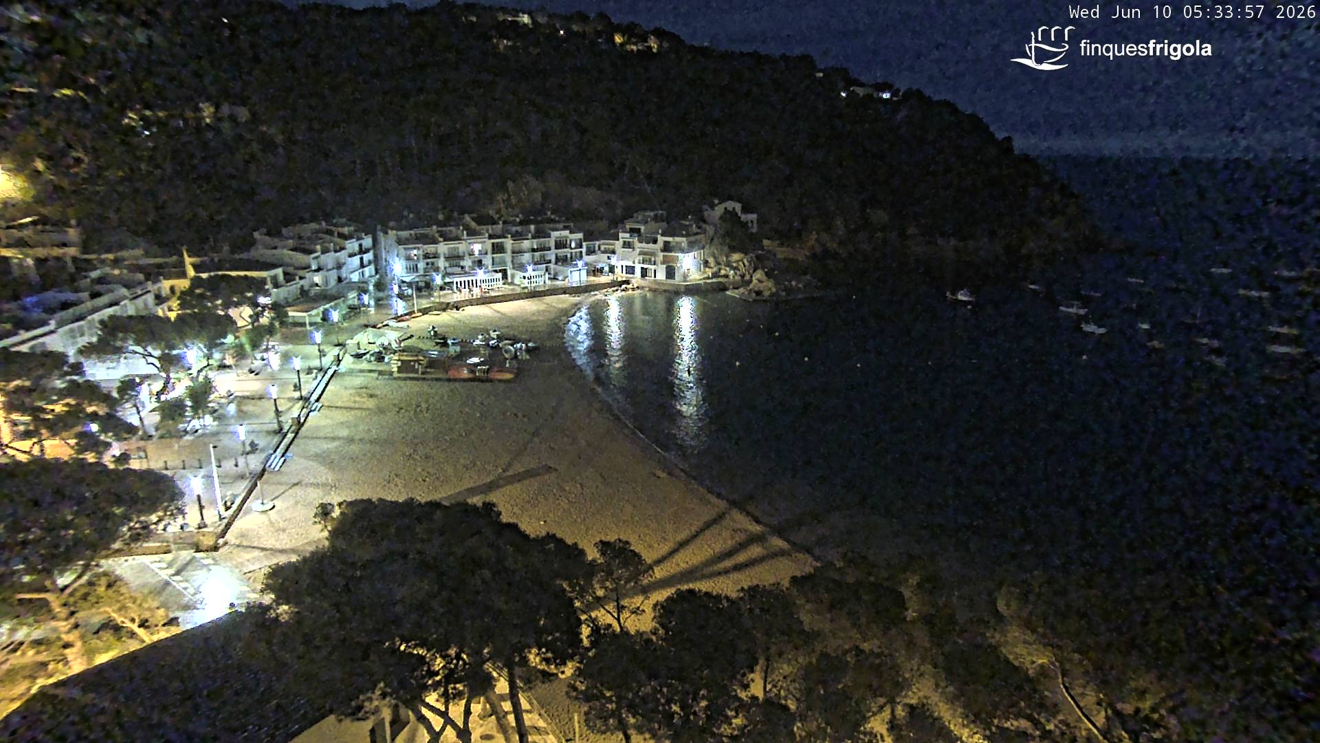 Webcam de Tamariu playa
