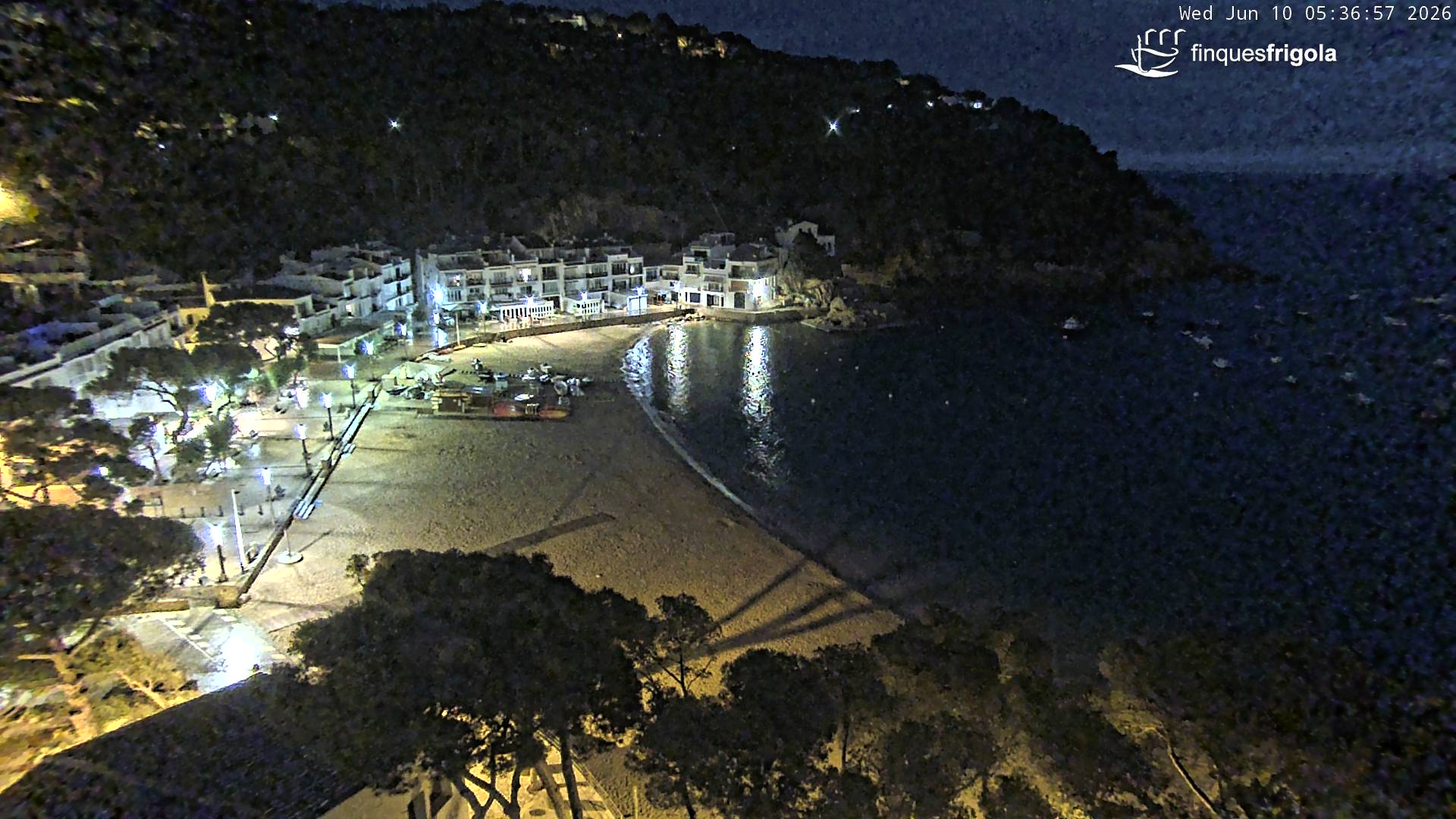Webcam de Tamariu playa