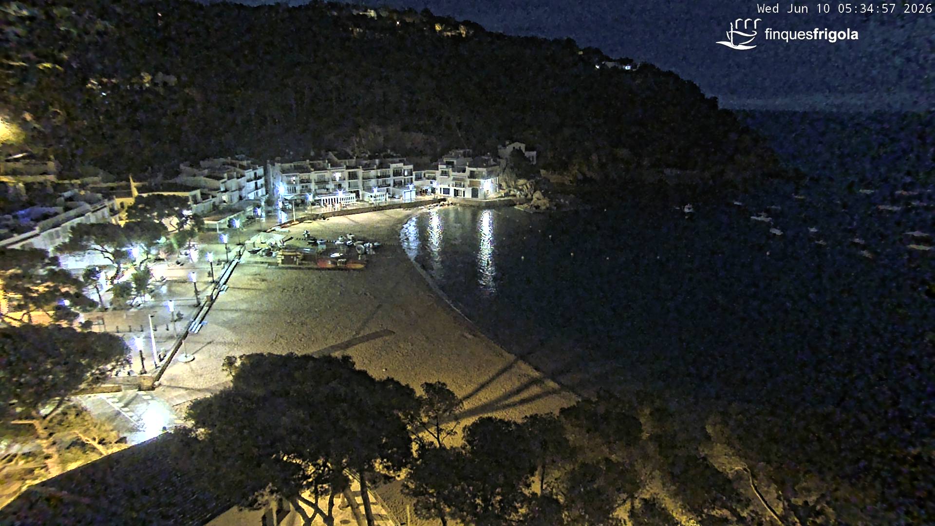Webcam de Tamariu playa