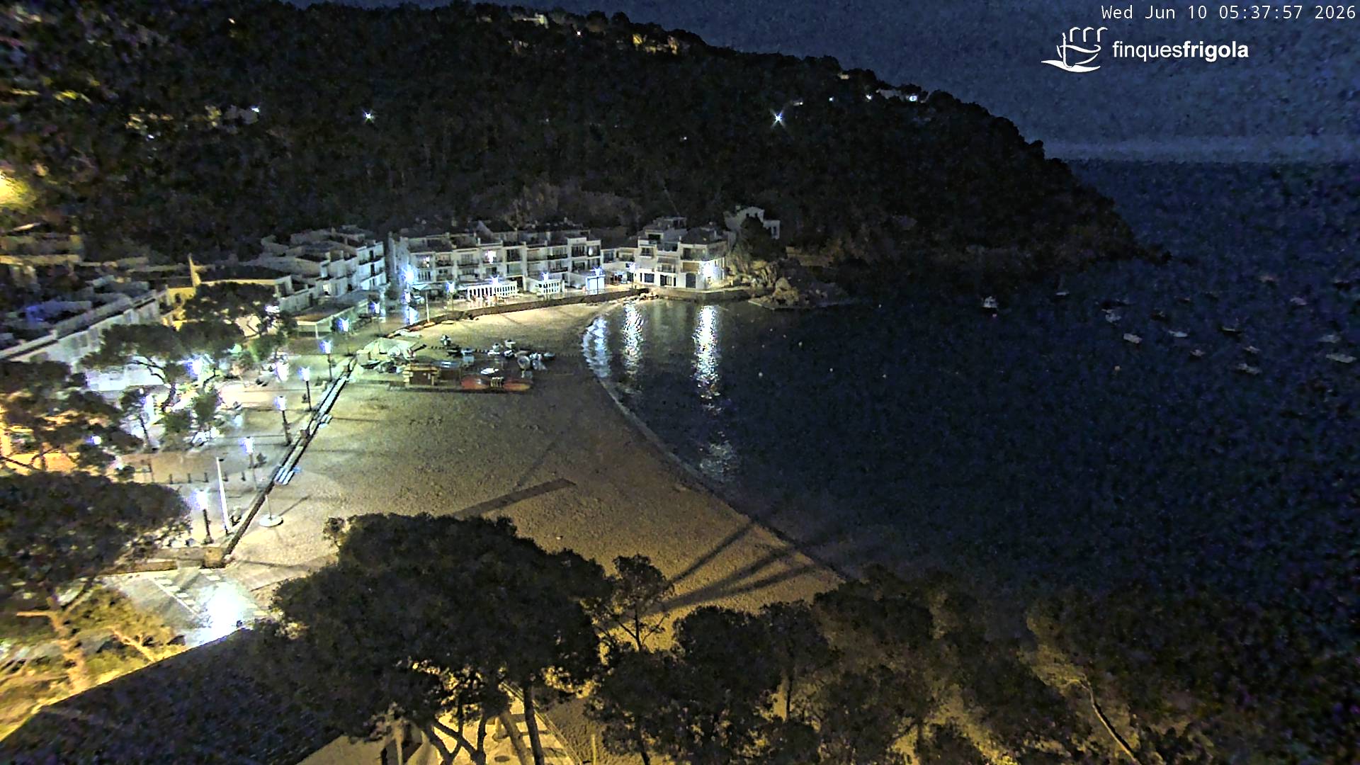 Webcam de Tamariu playa