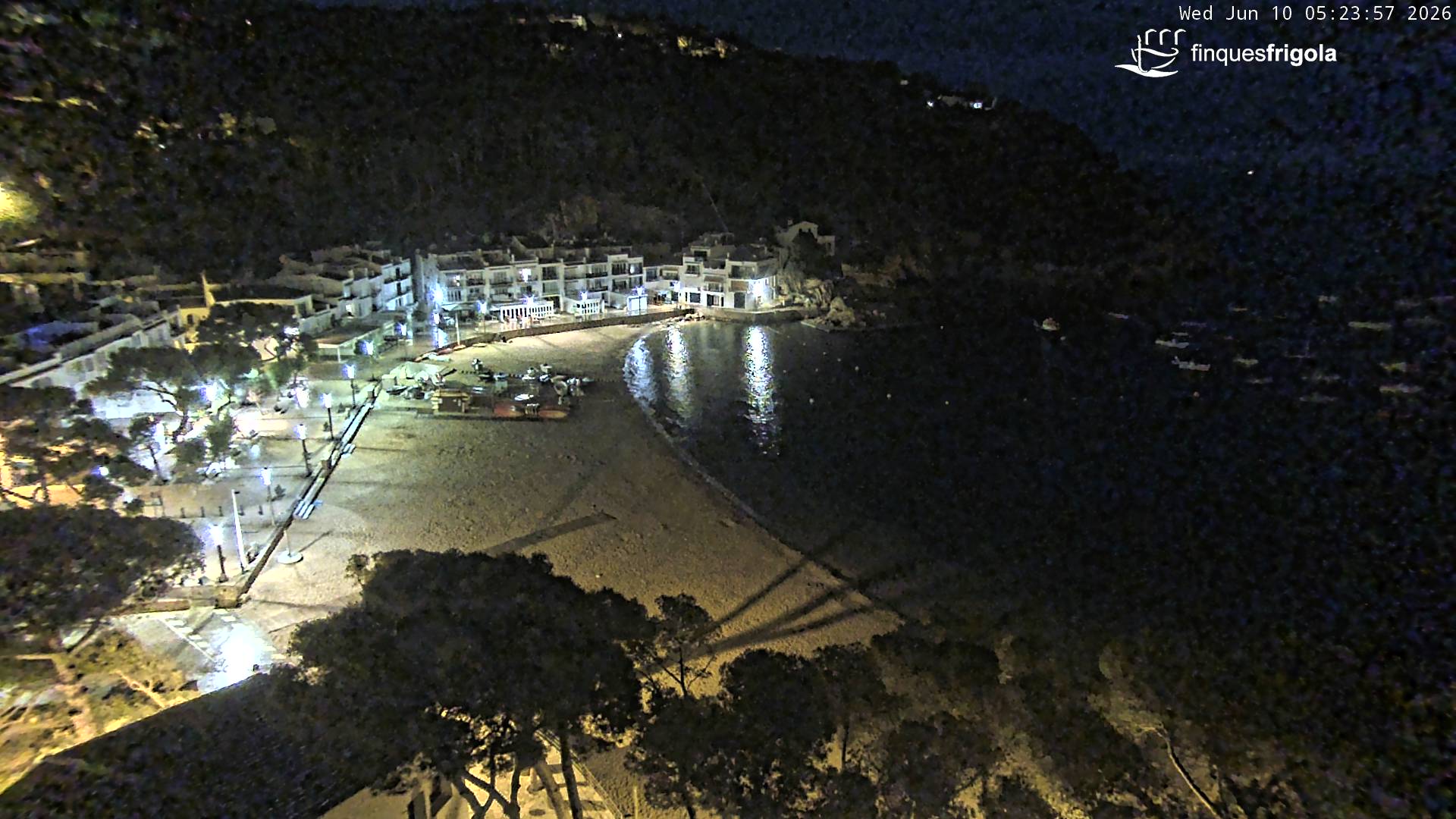 Webcam de Tamariu playa