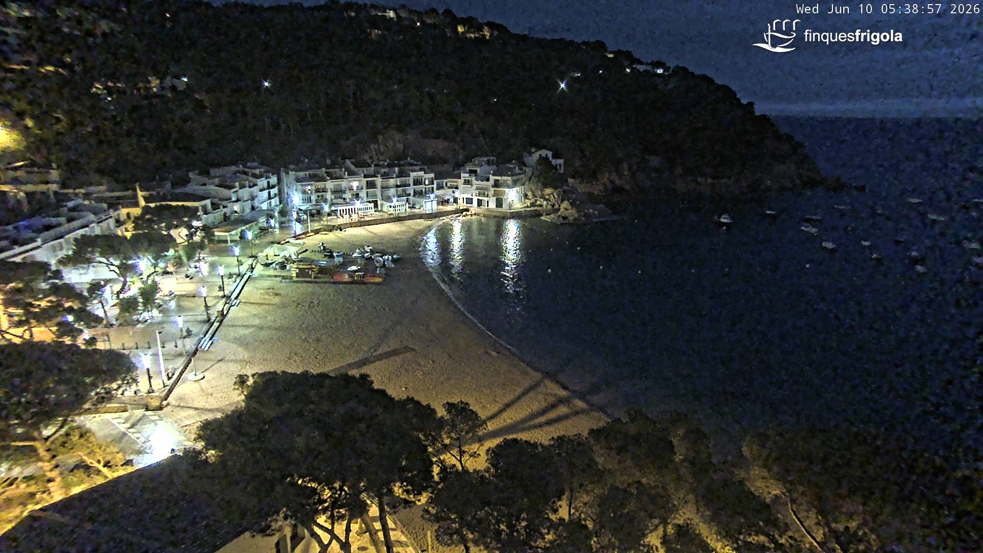 Webcam de Tamariu playa