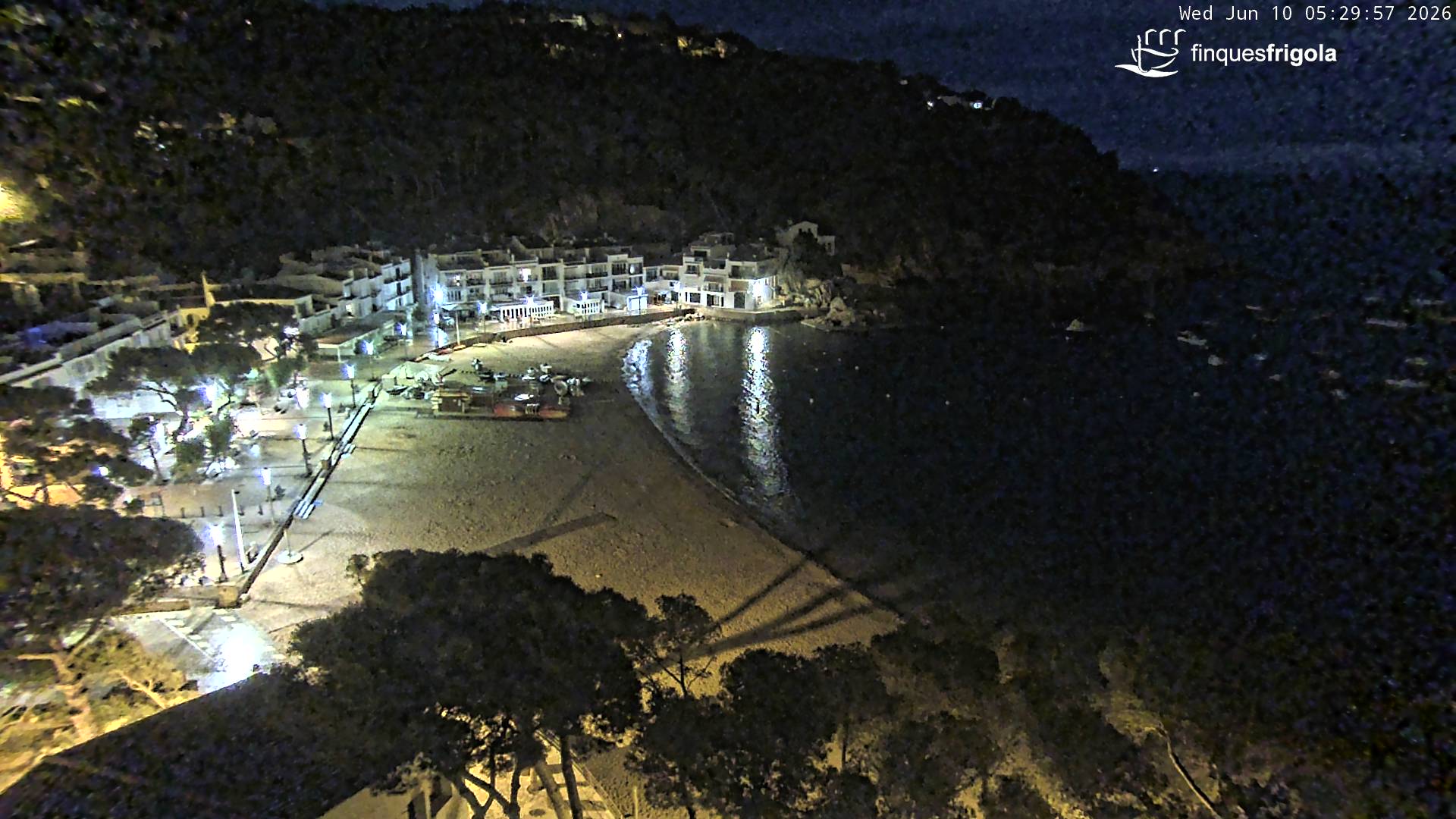 Webcam de Tamariu playa