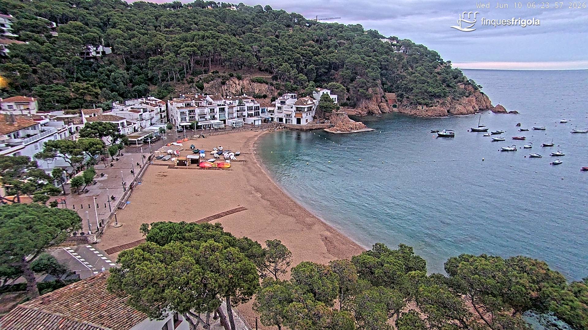 Webcam de Tamariu playa