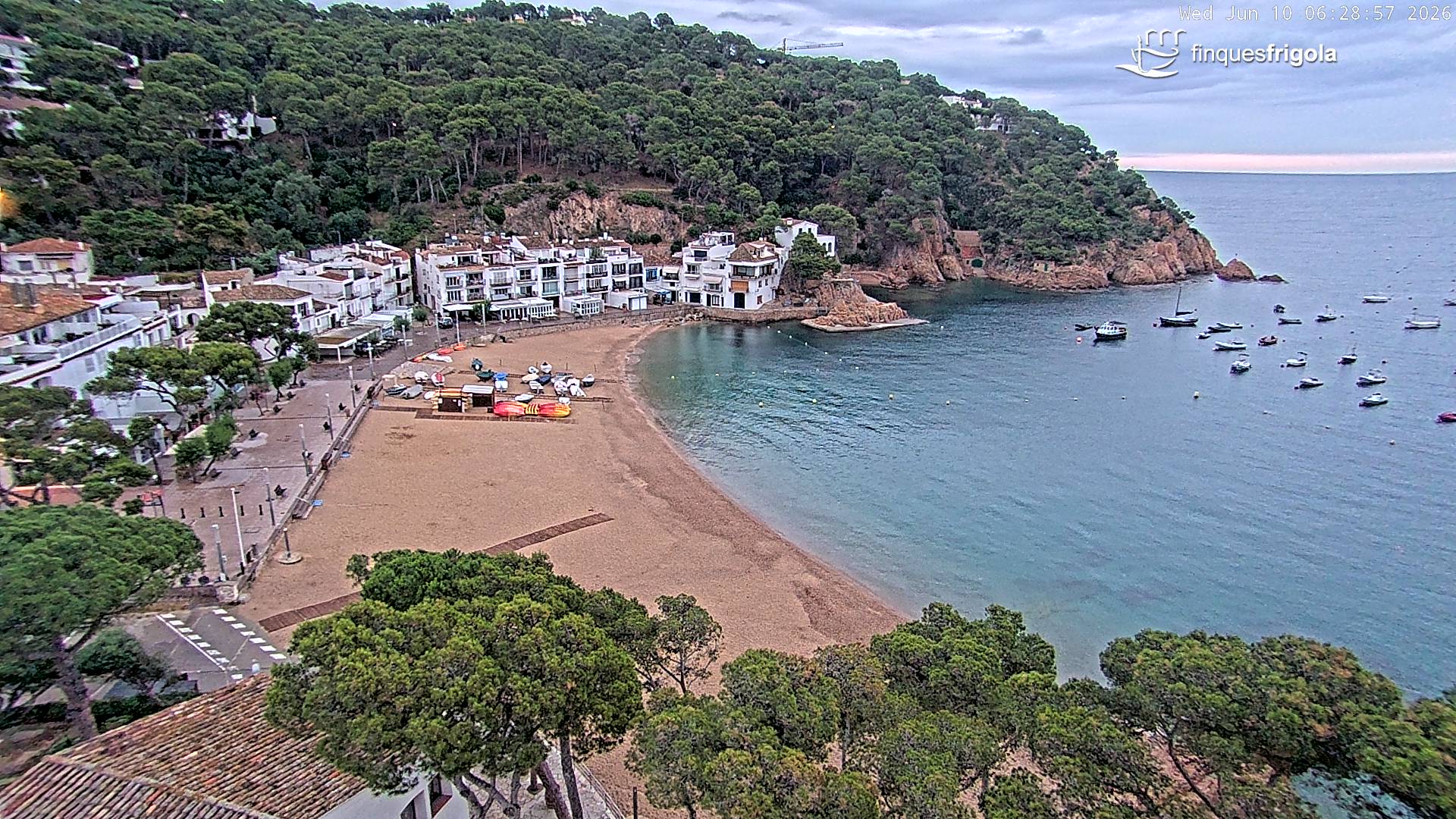 Webcam de Tamariu playa