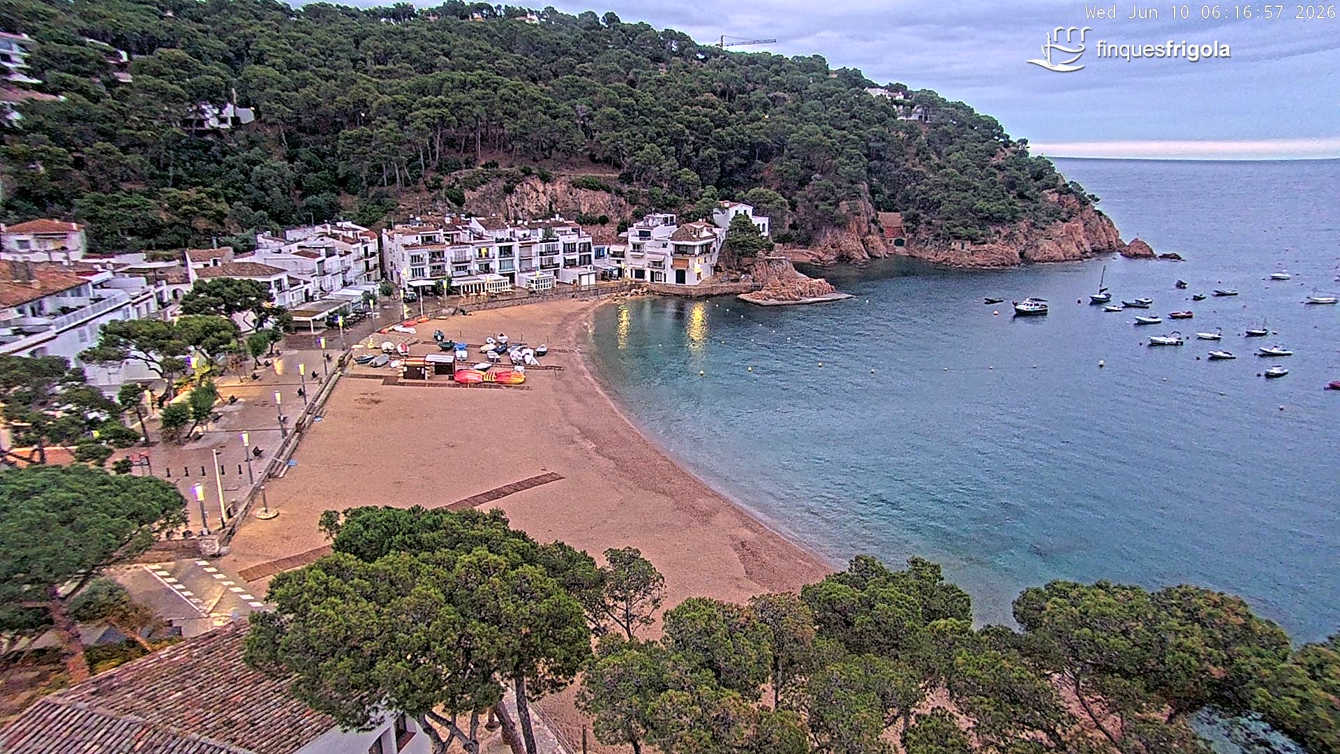 Webcam de Tamariu playa