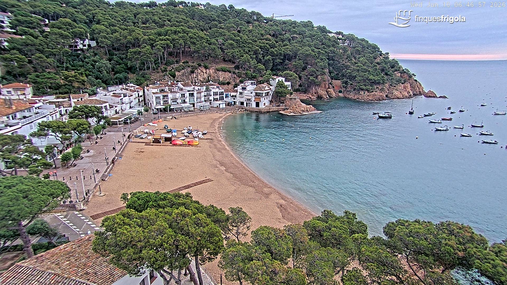 Webcam de Tamariu playa