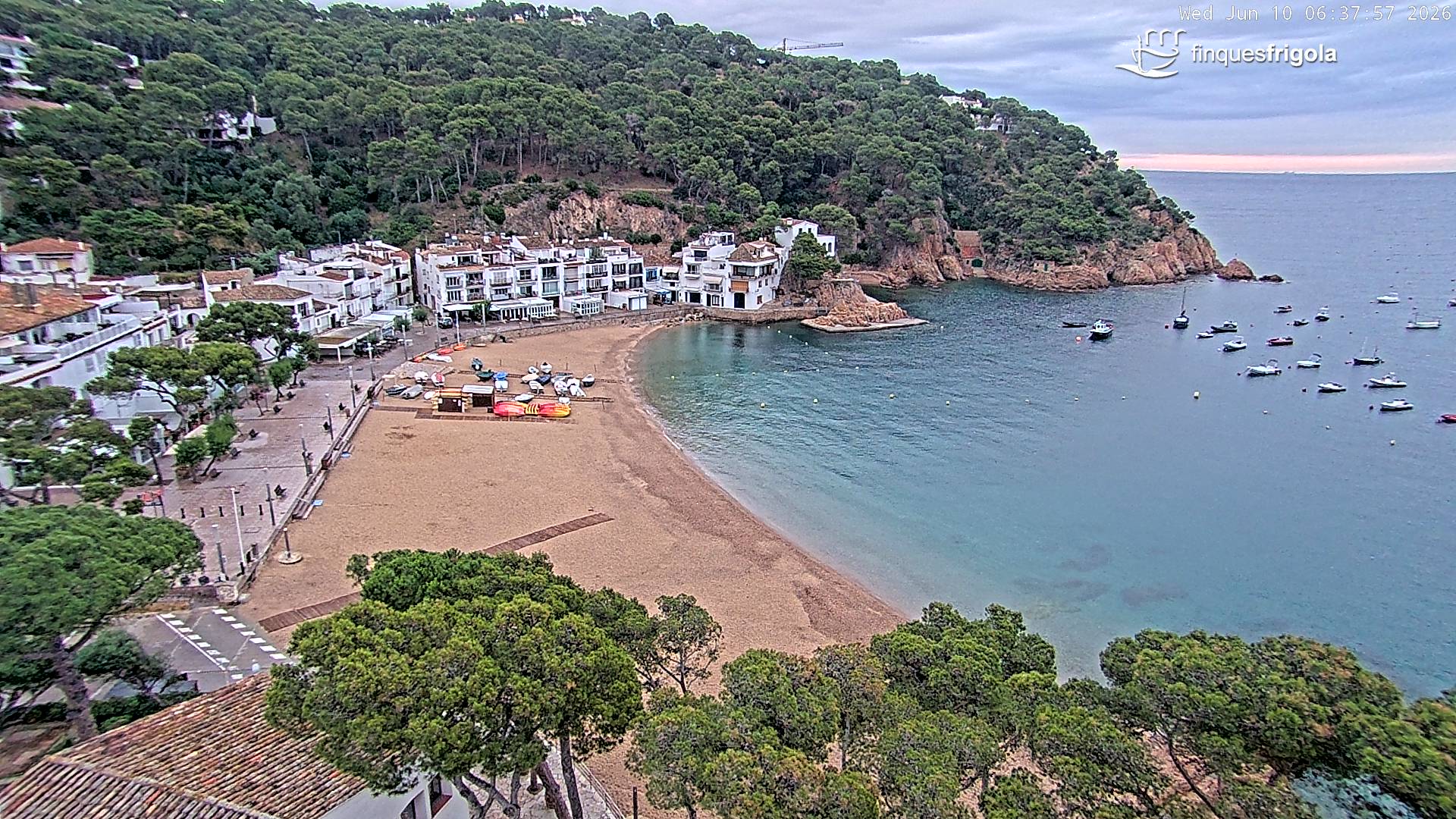 Webcam de Tamariu playa