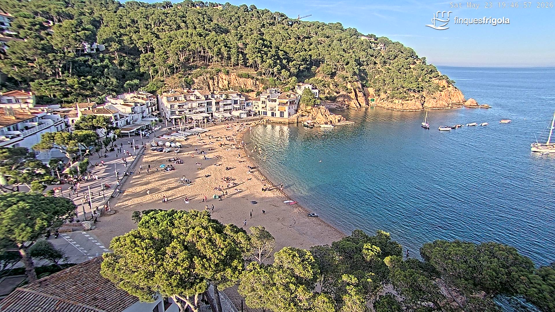 Webcam de Tamariu playa