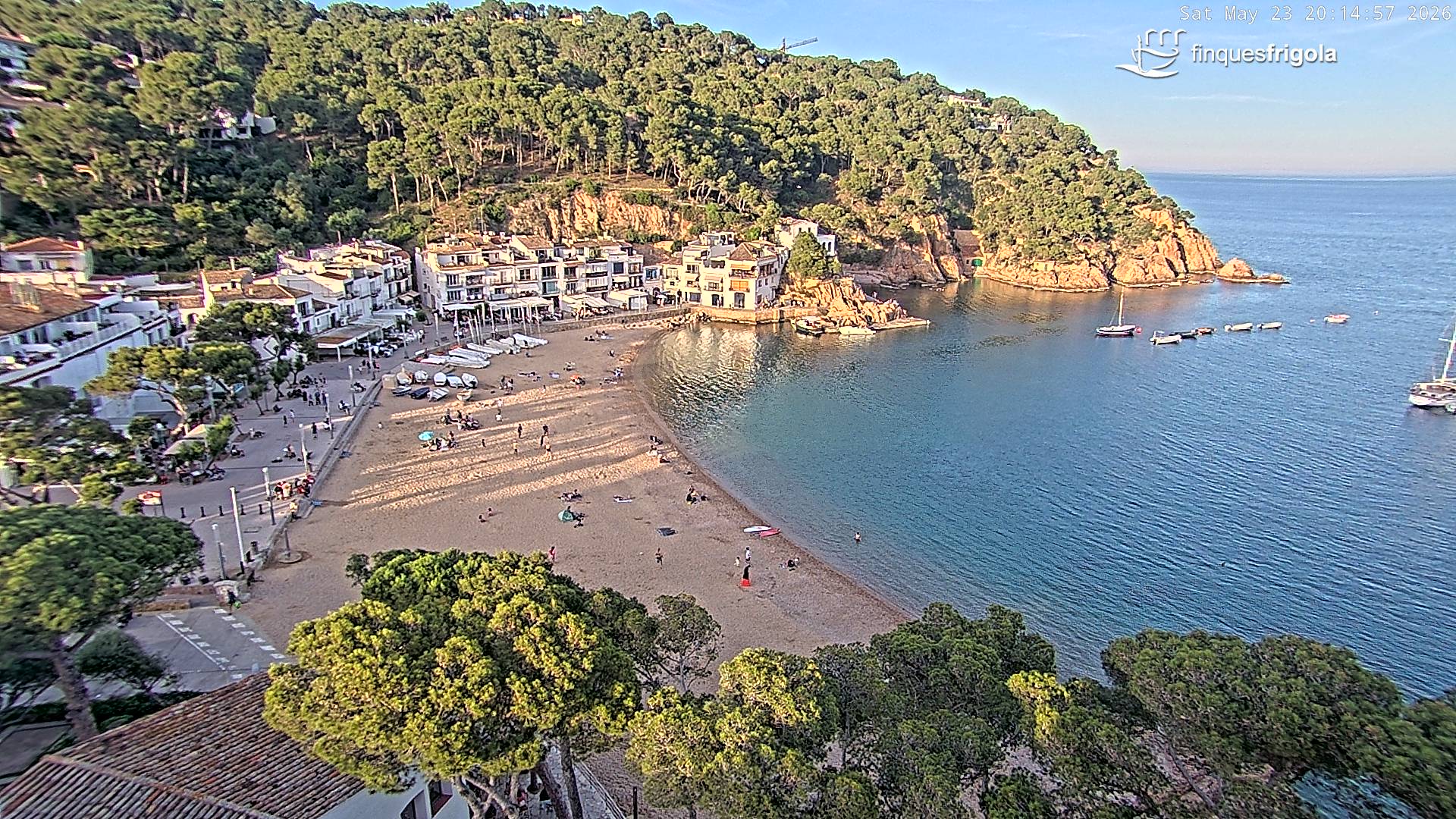 Webcam de Tamariu playa
