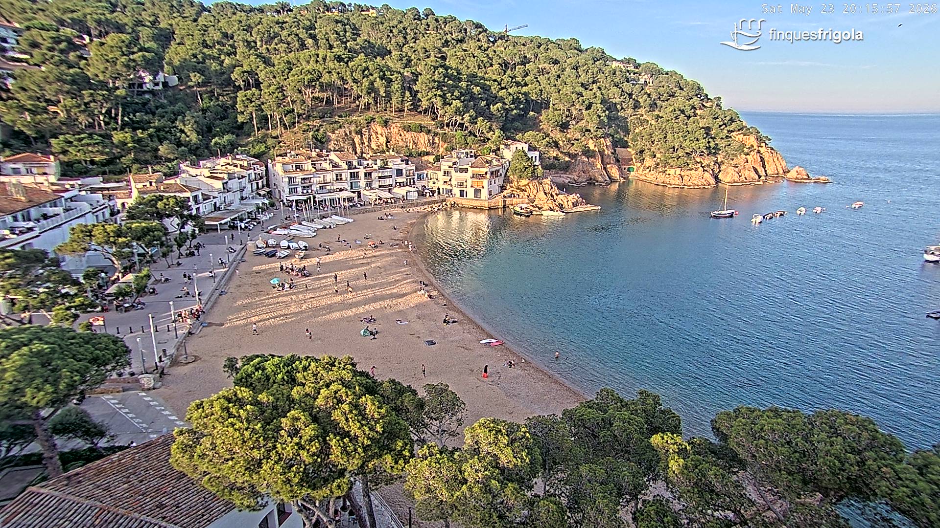 Webcam de Tamariu playa