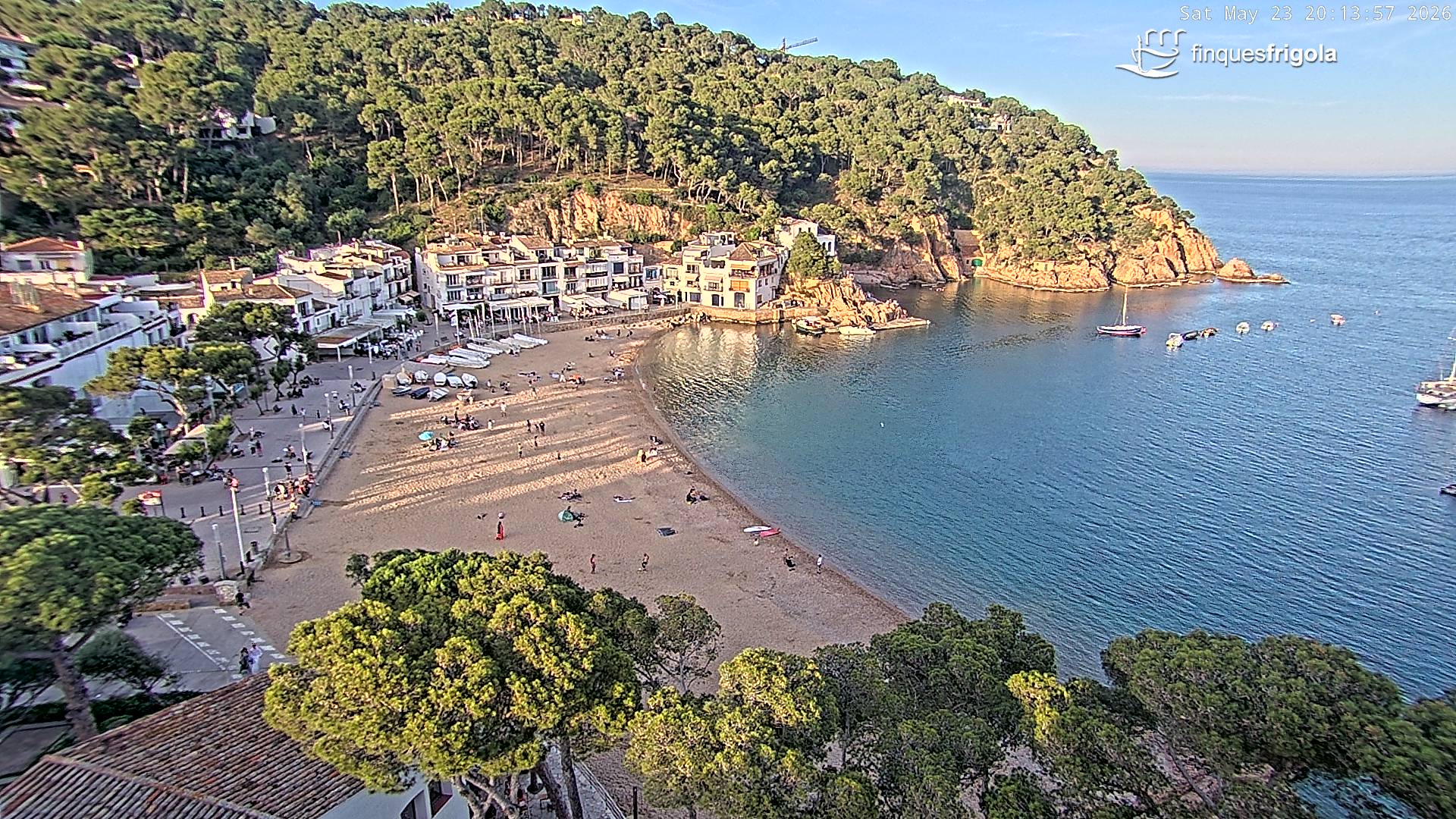 Webcam de Tamariu playa