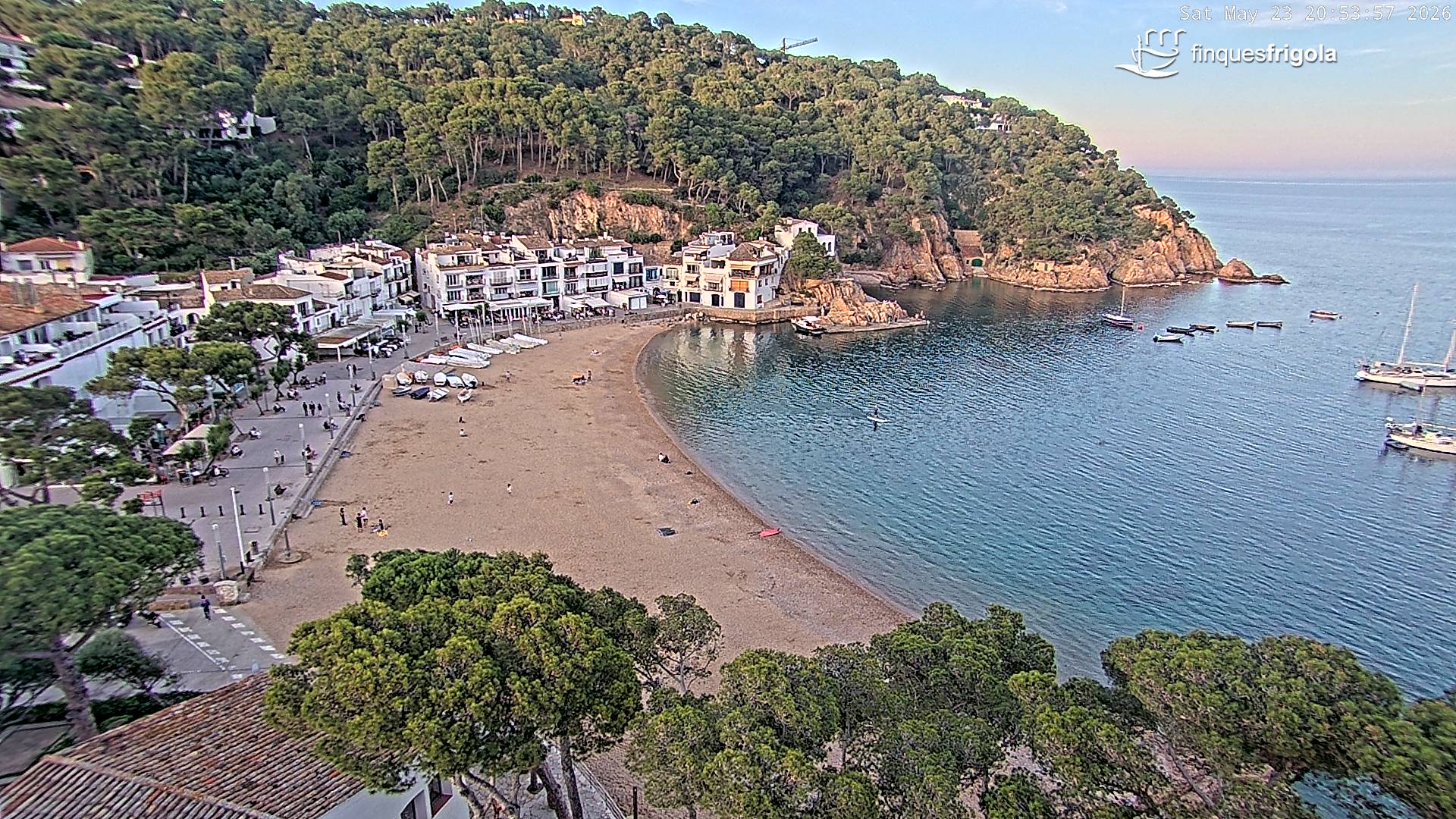 Webcam de Tamariu playa