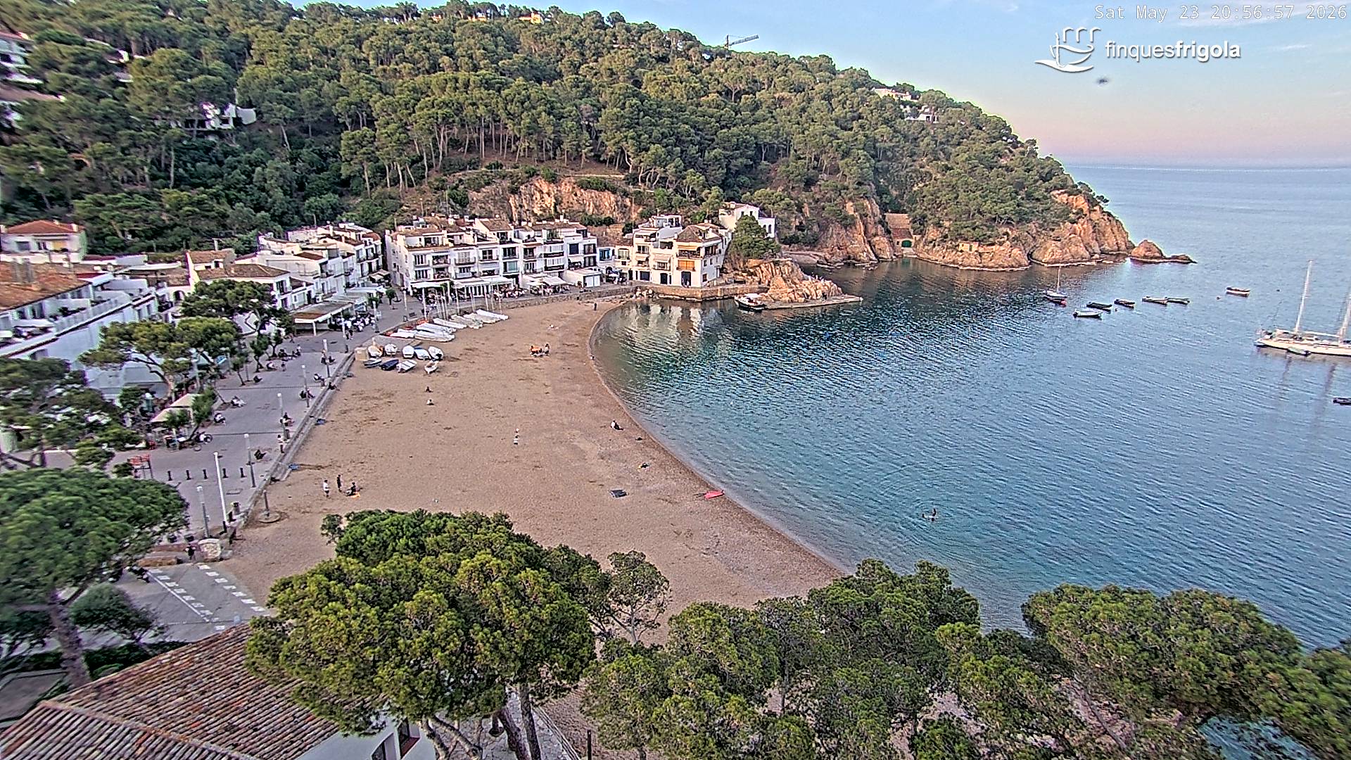 Webcam de Tamariu playa