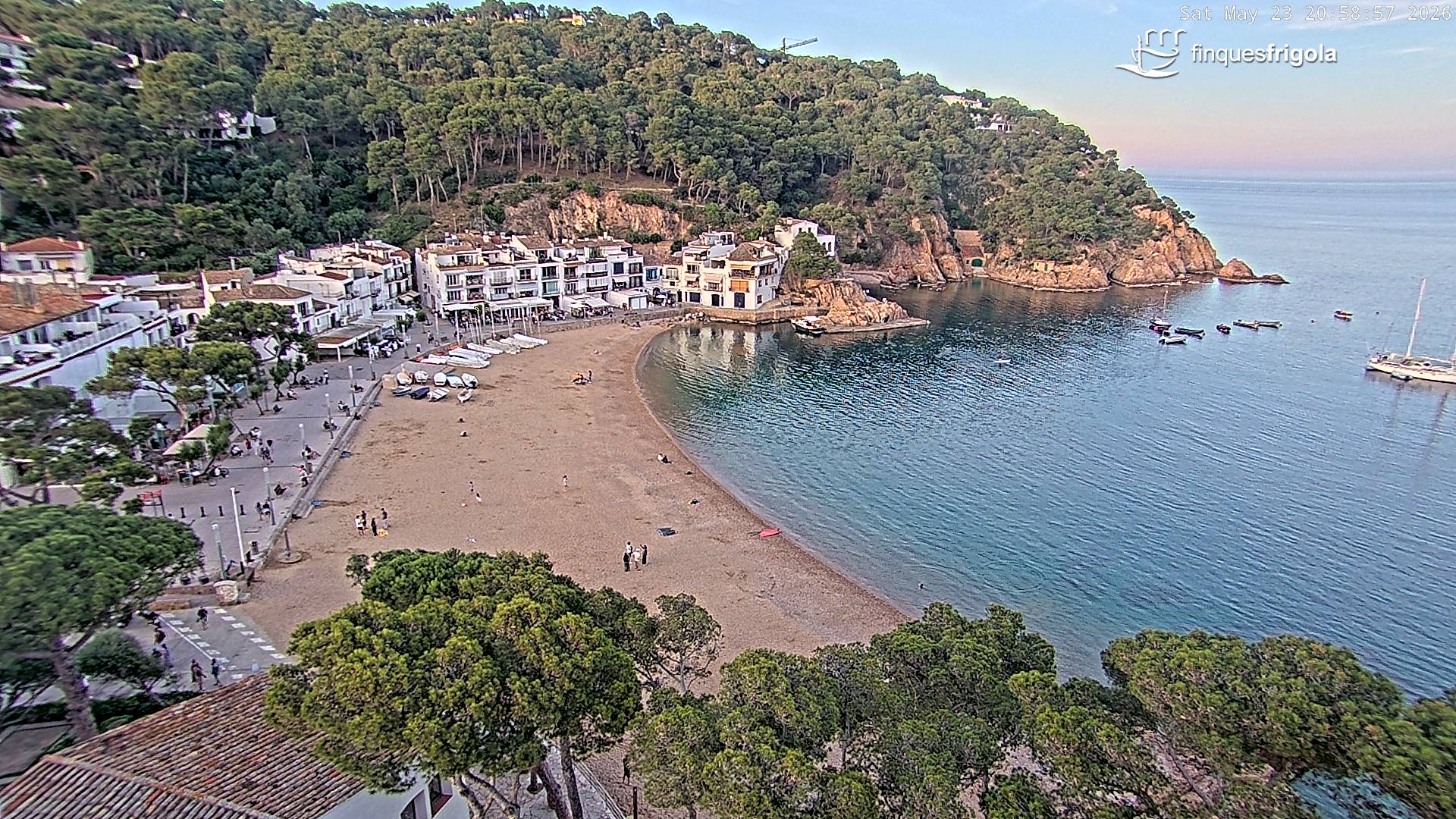 Webcam de Tamariu playa