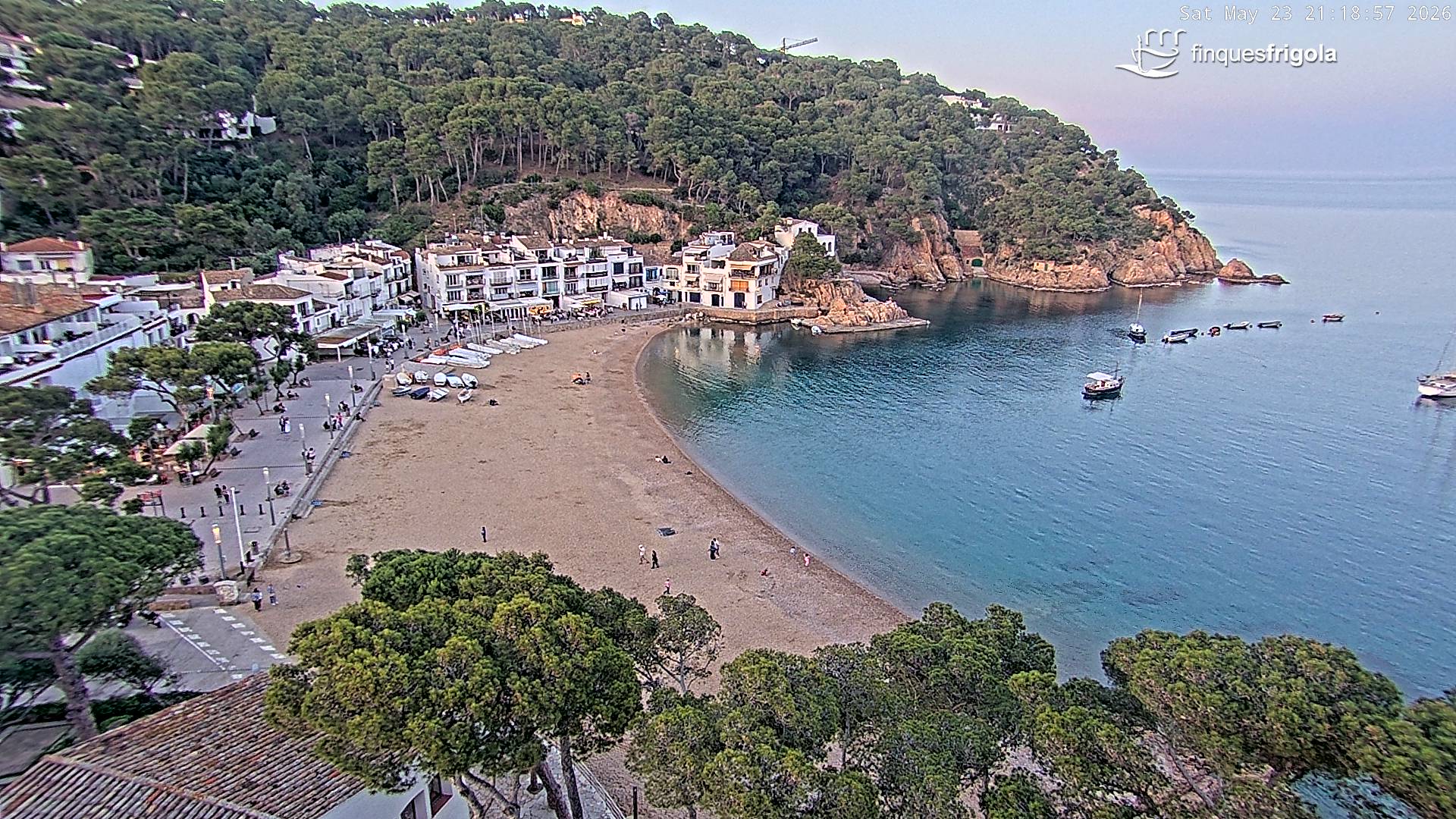 Webcam de Tamariu playa