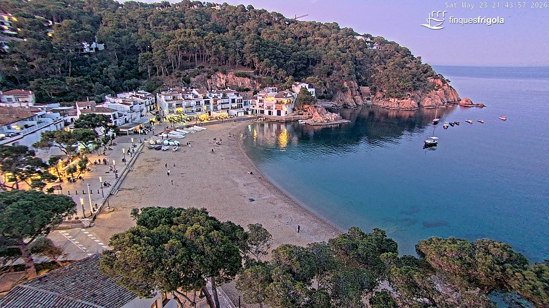 Webcam de Tamariu playa