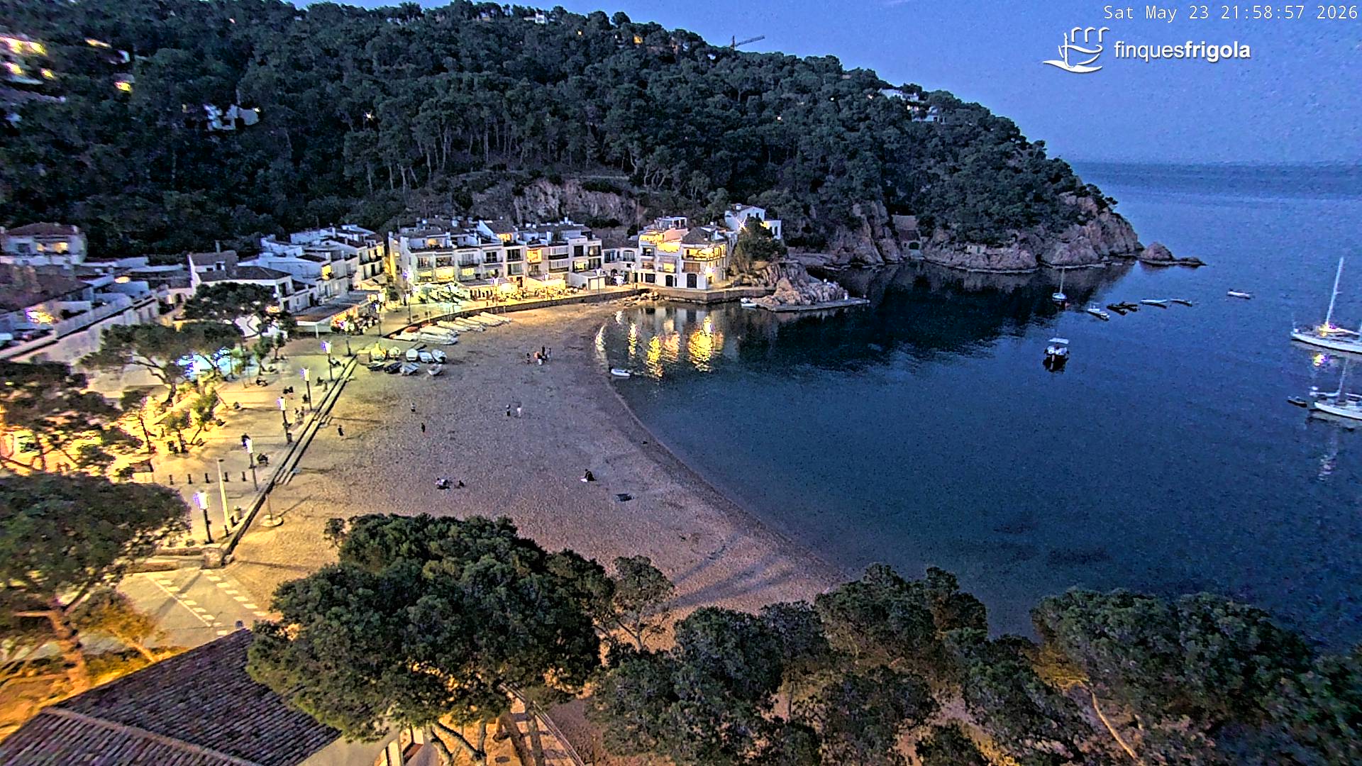 Webcam de Tamariu playa