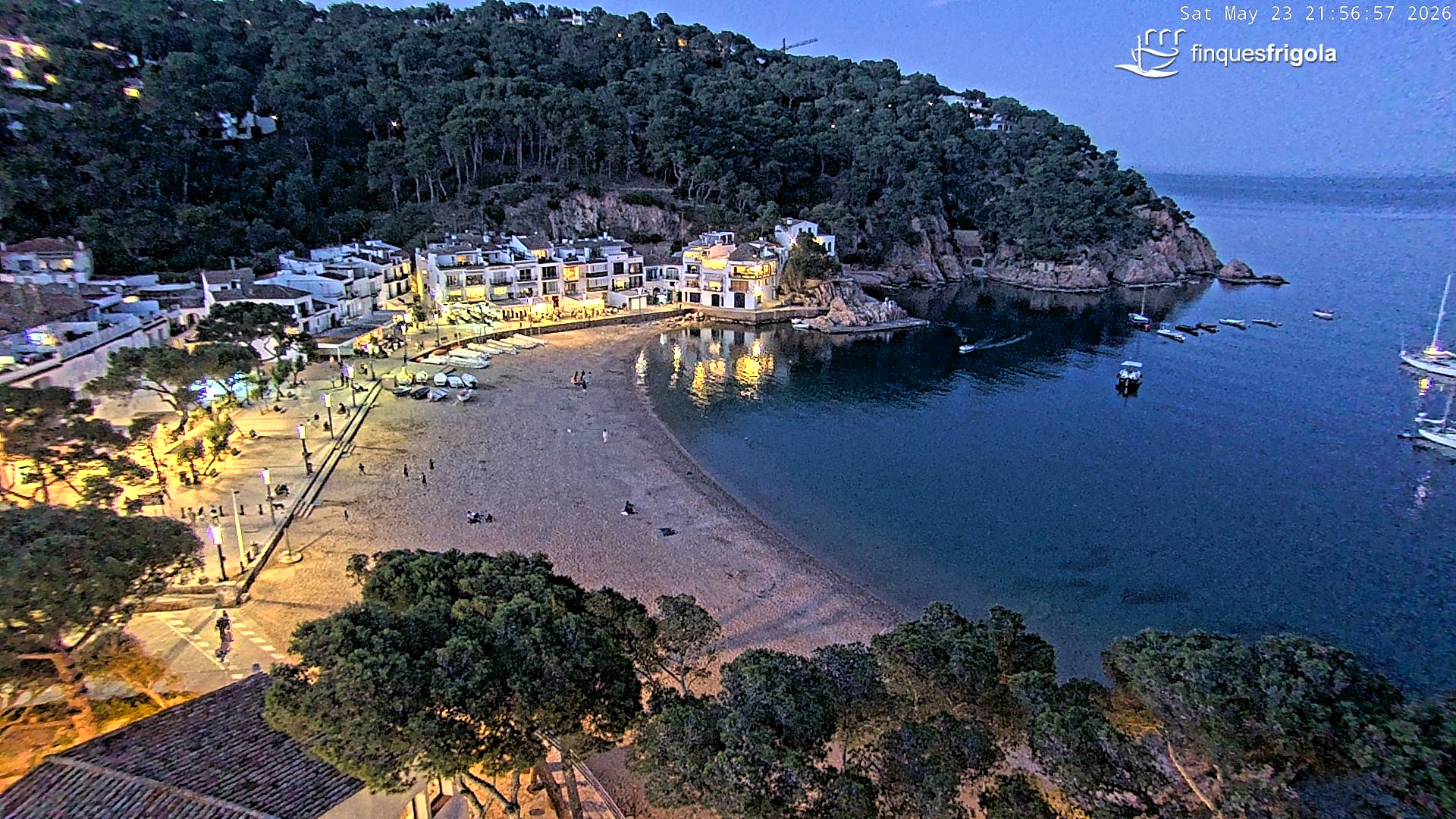 Webcam de Tamariu playa