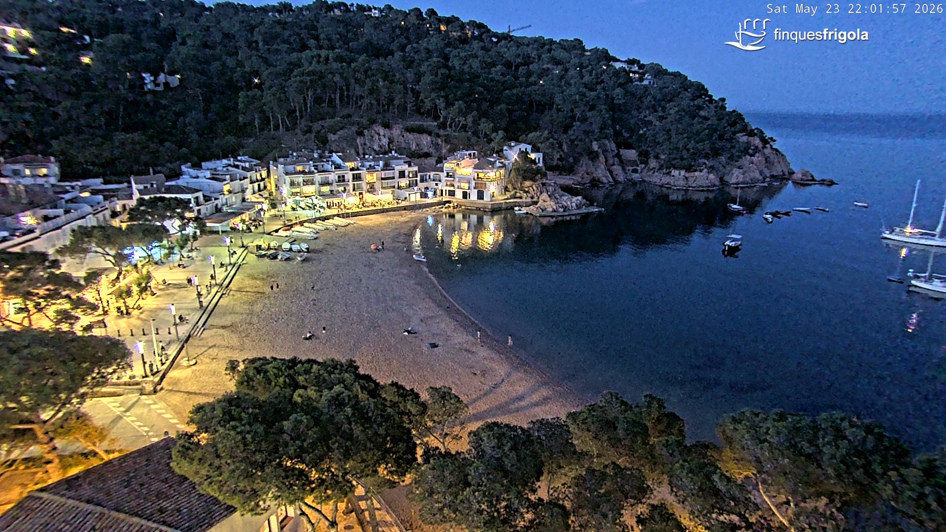 Webcam de Tamariu playa