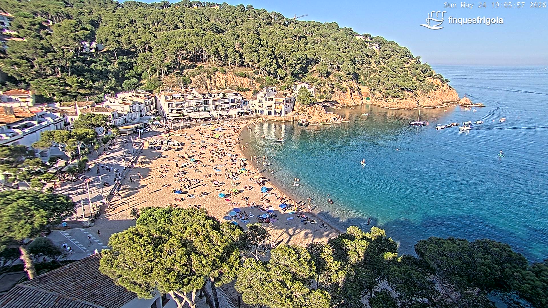 Webcam de Tamariu playa