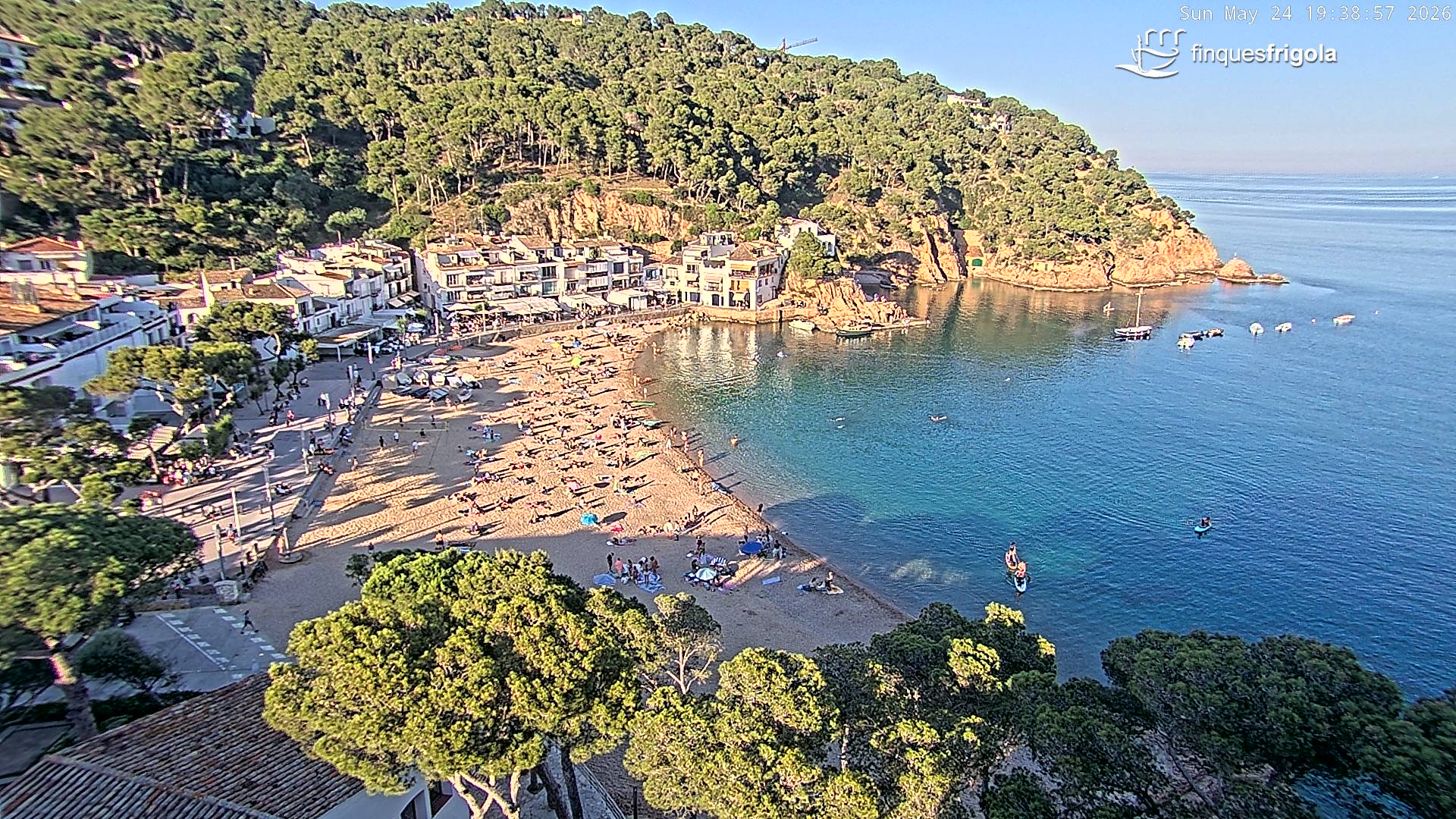 Webcam de Tamariu playa