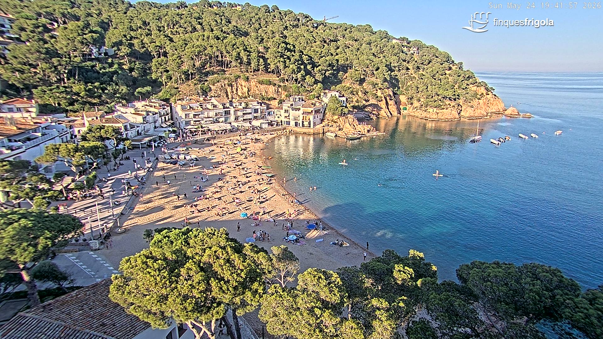 Webcam de Tamariu playa
