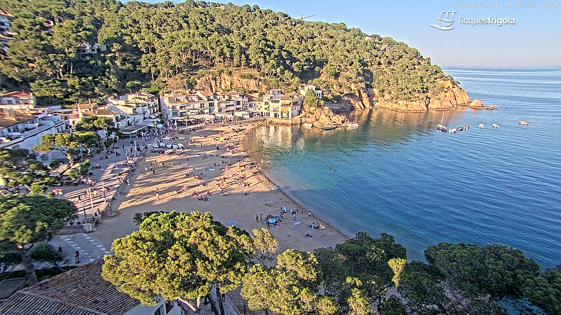 Webcam de Tamariu playa