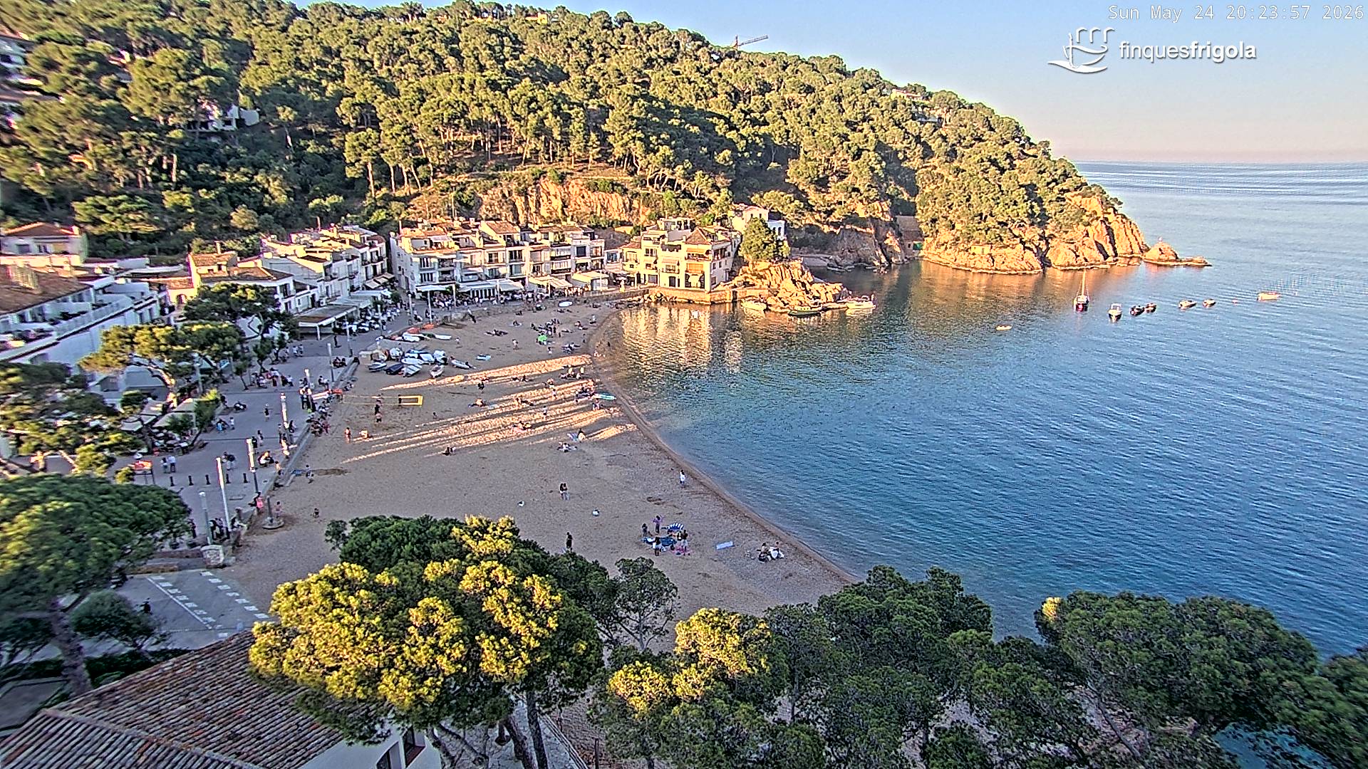 Webcam de Tamariu playa
