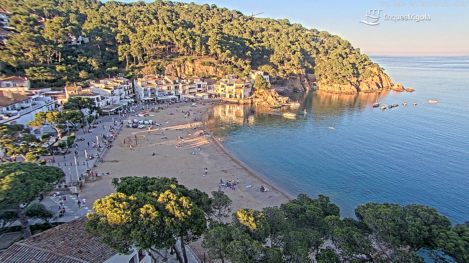 Webcam de Tamariu playa