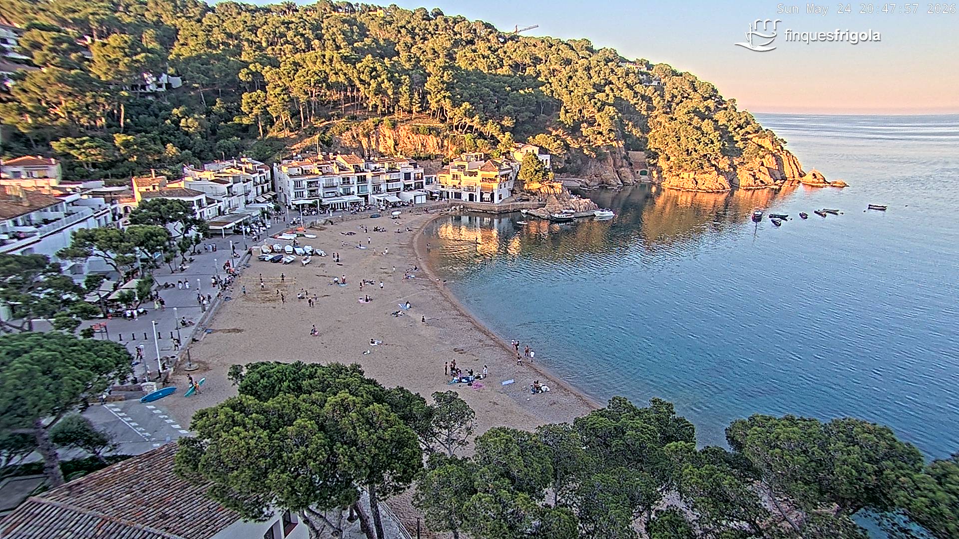 Webcam de Tamariu playa