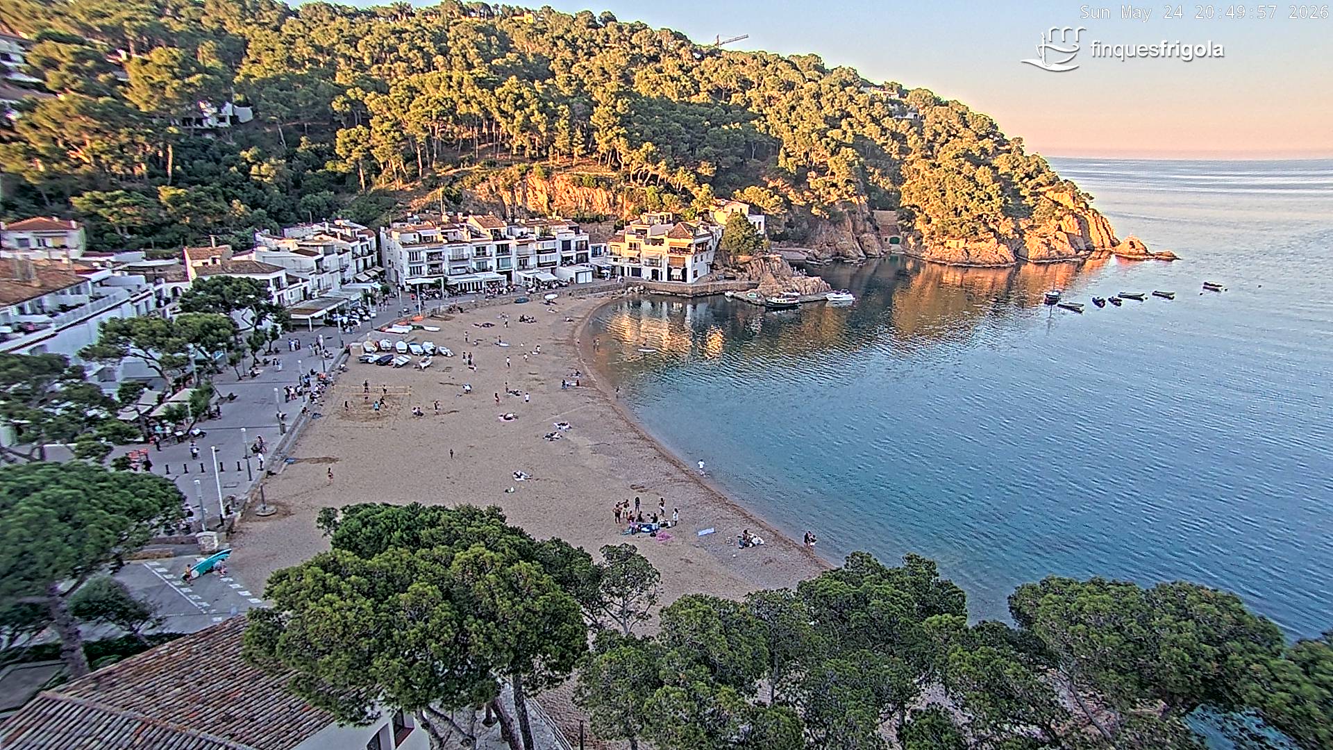 Webcam de Tamariu playa