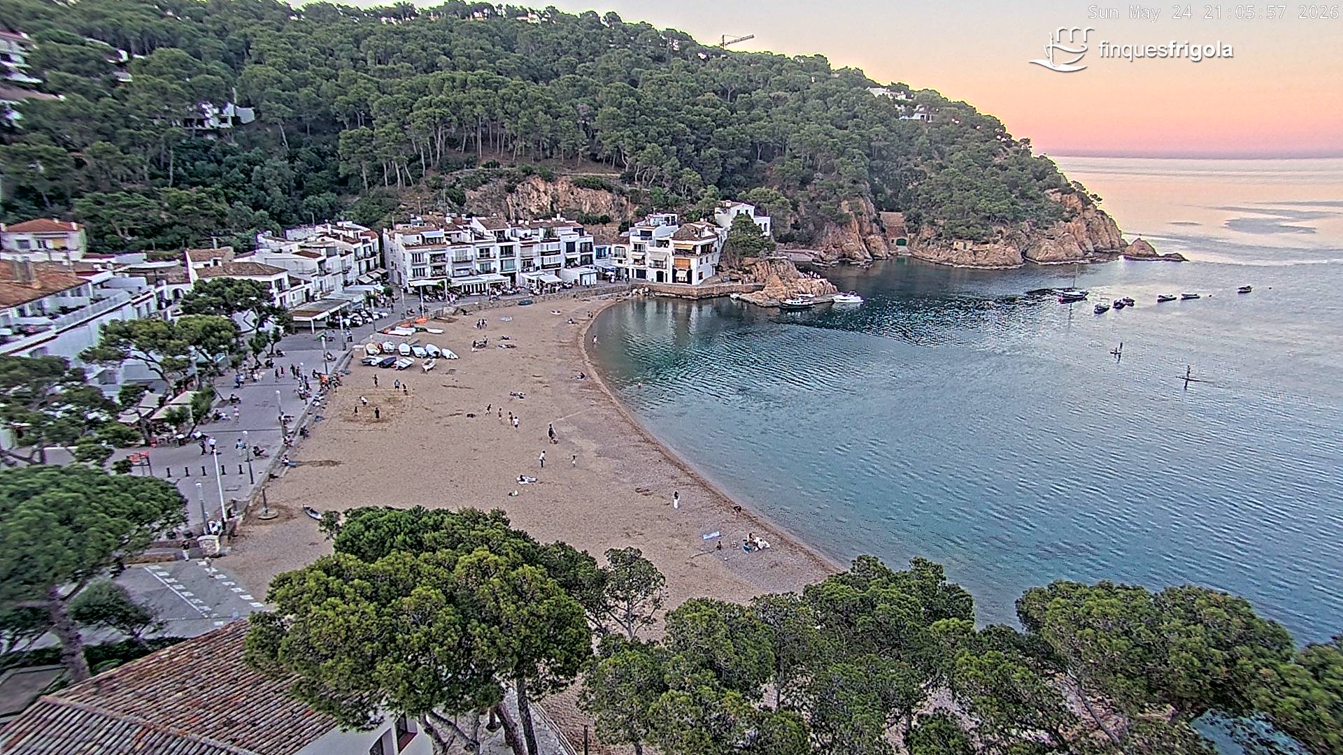 Webcam de Tamariu playa