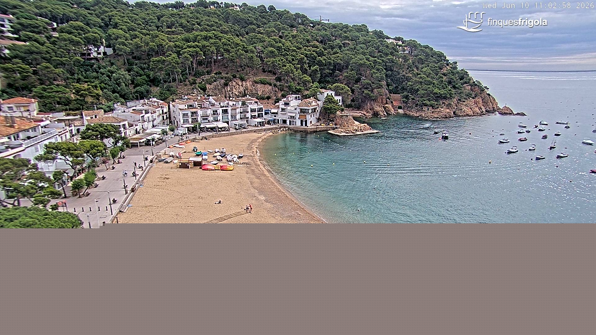 Webcam de Tamariu playa