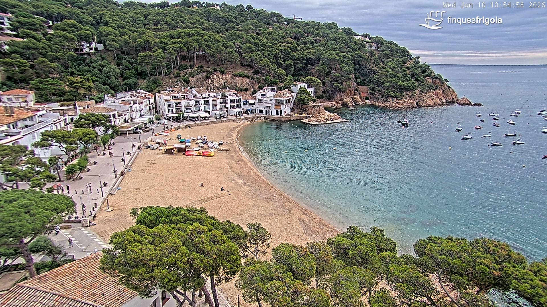 Webcam de Tamariu playa