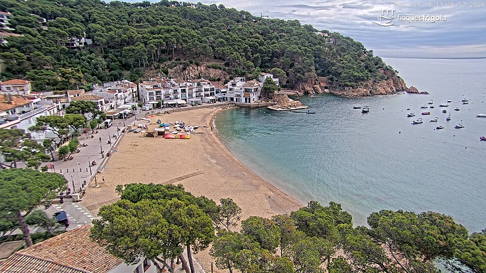 Webcam de Tamariu playa