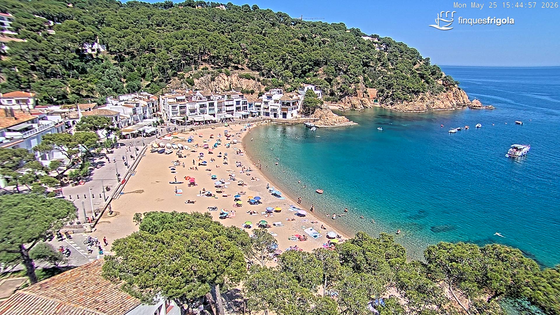 Webcam de Tamariu playa