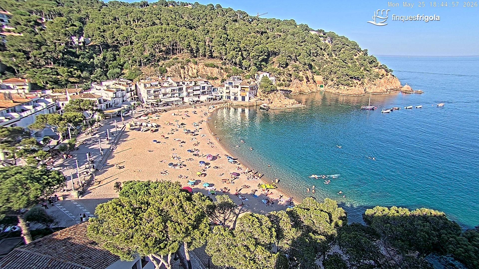 Webcam de Tamariu playa