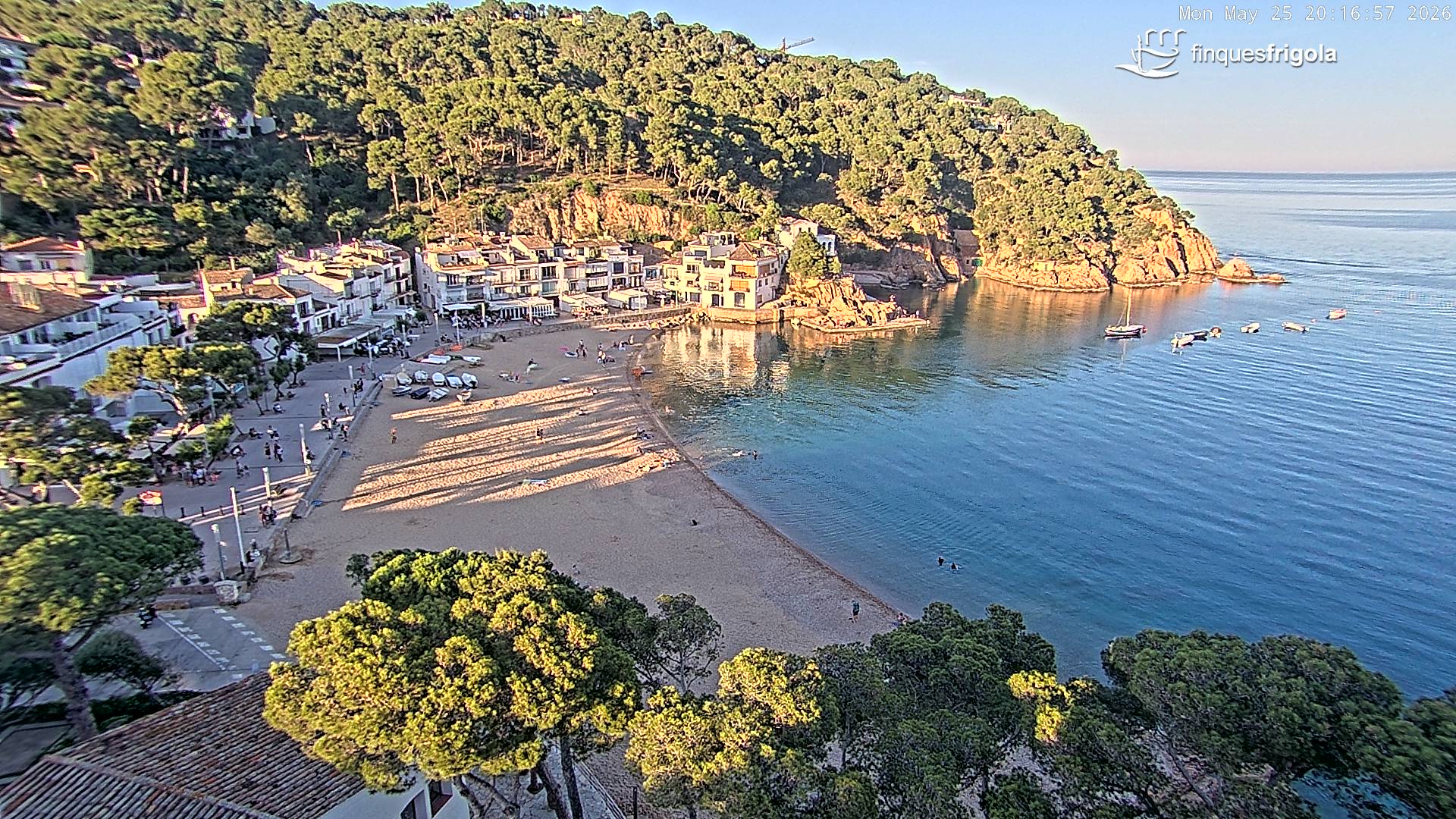 Webcam de Tamariu playa